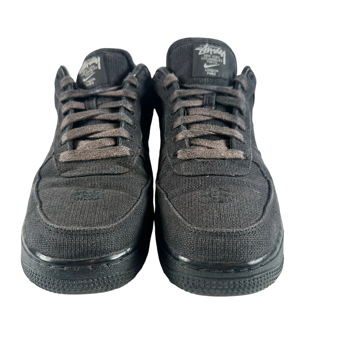 CZ9084 001 Nike Air Force 1 Low Stussy Black [USED] - 8.5 M (Used) (No Box)