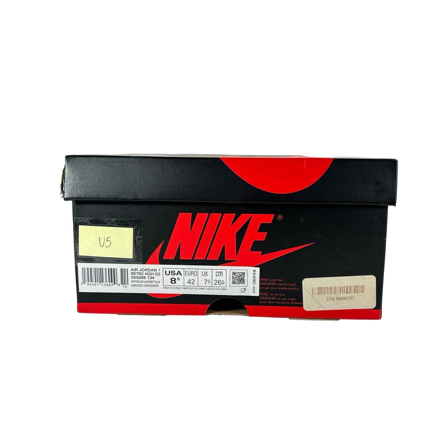 555088 134 Jordan 1 University Blue [USED] - 8.5 M (Used5)