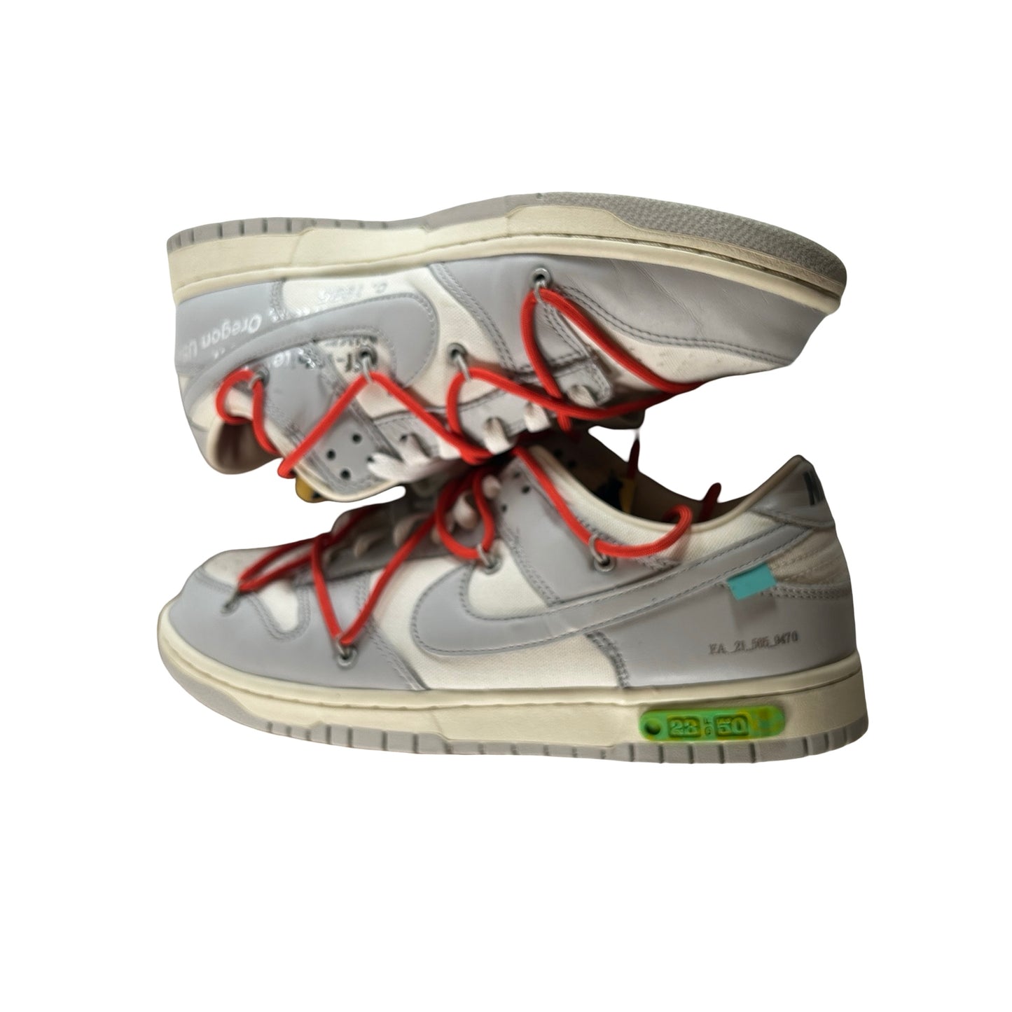 DM1602 126 Nike Dunk Low Off-White Lot 23 [USED] - 10 M (Used2)