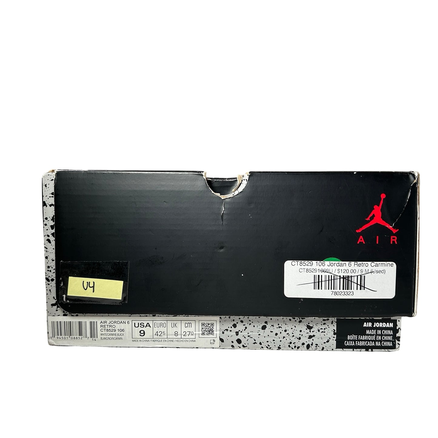 CT8529 106 Jordan 6 Retro Carmín
