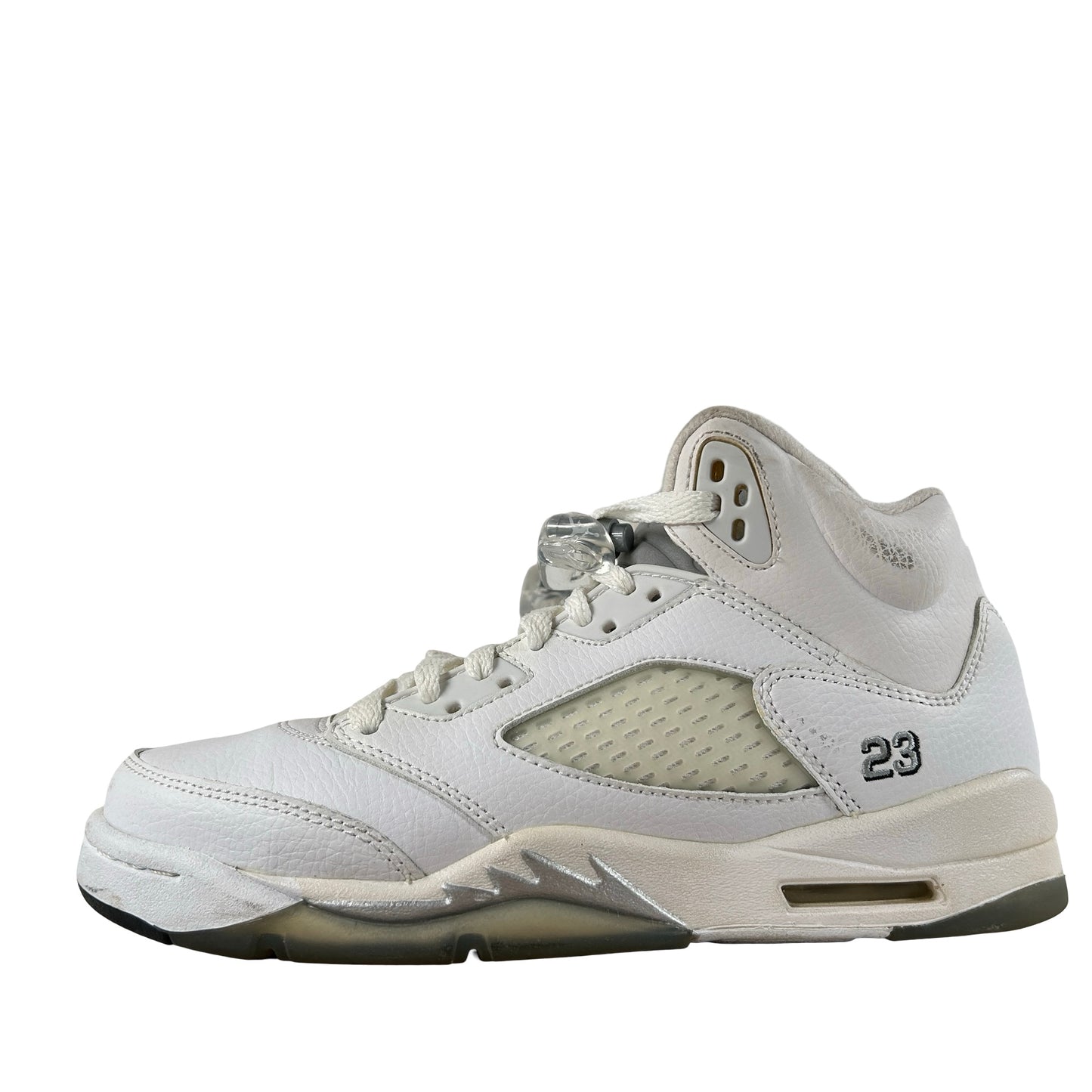 440888 130 Jordan 5 Retro Metallic White (2015) (GS) [USED] - 6 Y (Used) (Replace Box)