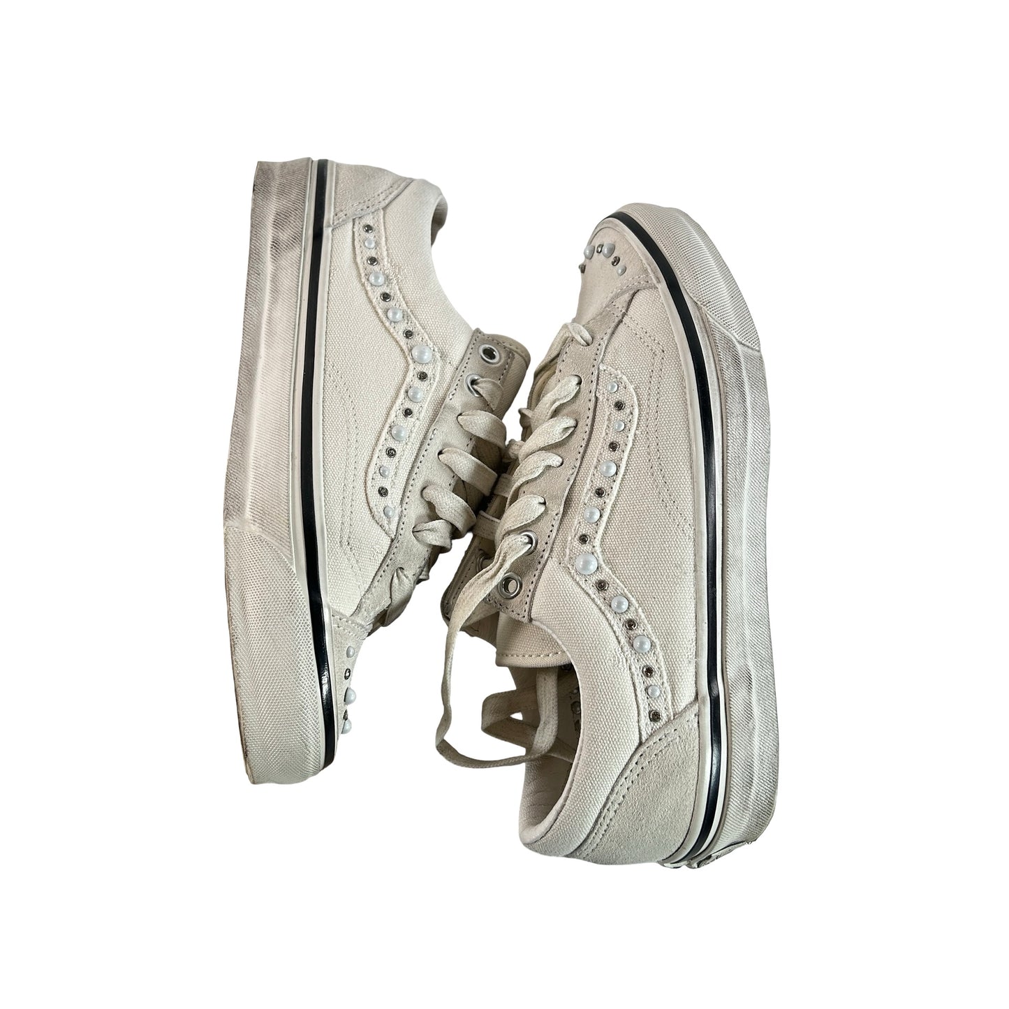 VN000E8VCCZ Vans OTW Old Skool 36 Pearlized Pack Marshmallow [USED] - 6 M (Used)