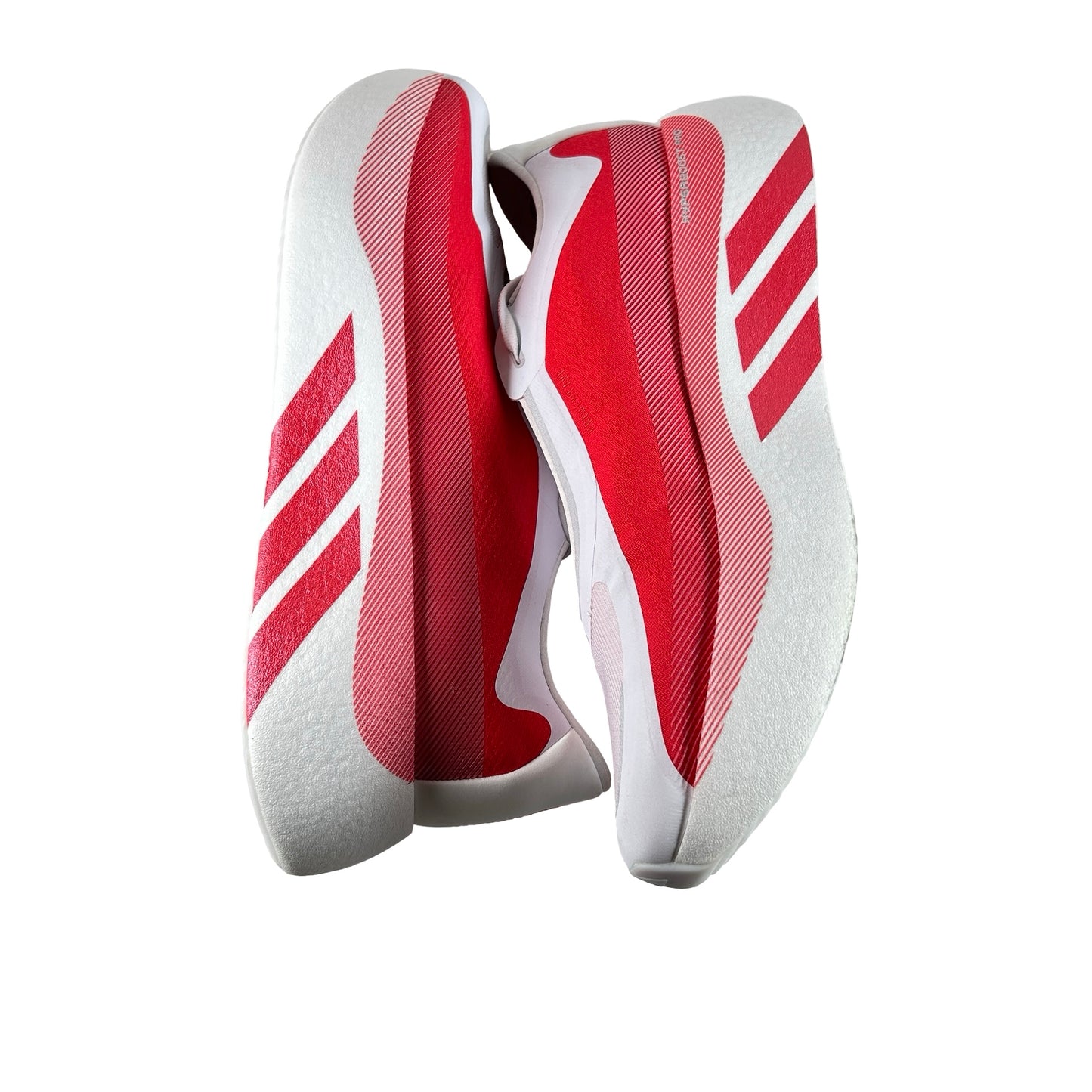 KI1913 adidas Hyper Boost Edge White Pure Ruby - 14 M (No Box) (Markings on Outsole)