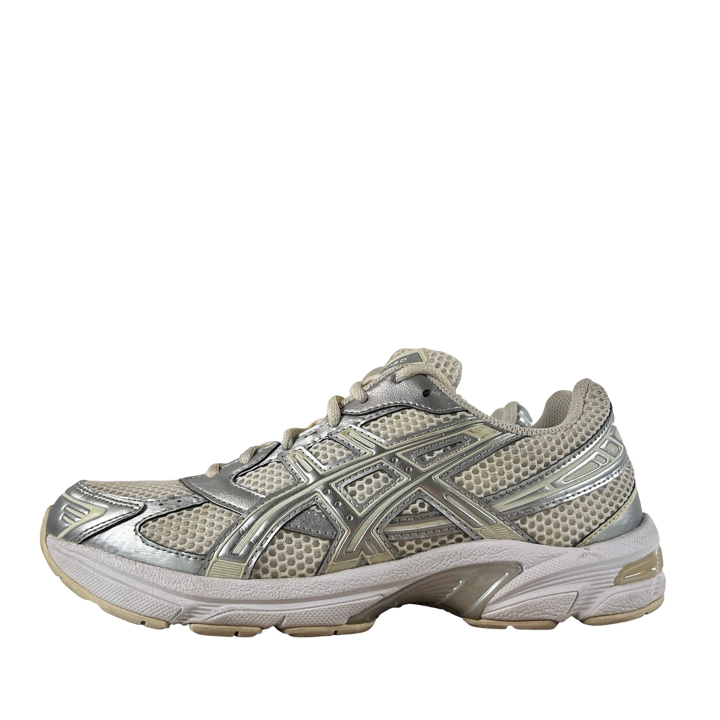 1202A164 107 Asics Gel-1130 'Cream Pure Silver' (Women's) [USED] - 8.5 W (Used) (Replace Box)