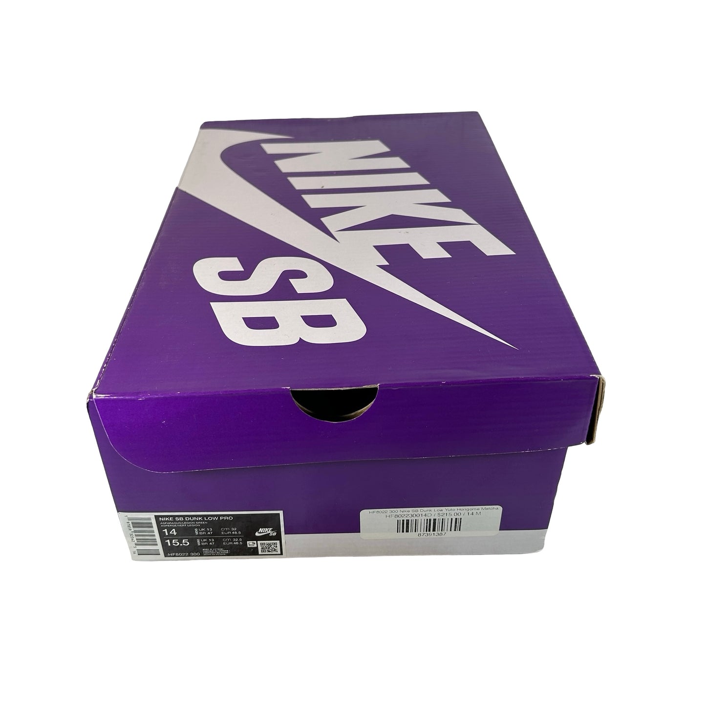 HF8022 300 Nike SB Dunk Low Yuto Horigome Matcha [USED] - 14 M (Used)