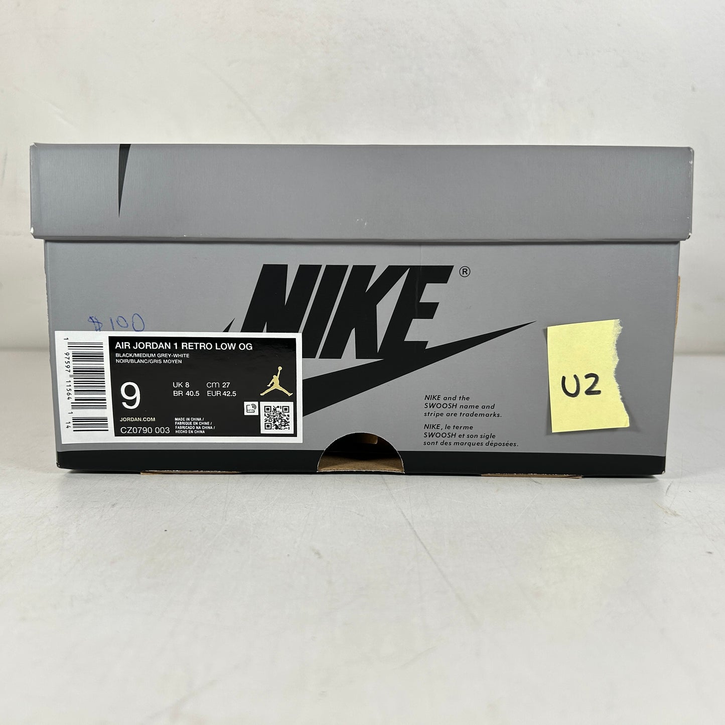 CZ0790 003 Jordan 1 Retro Low OG Shadow (2024) [USED] - 9 M (Used2)