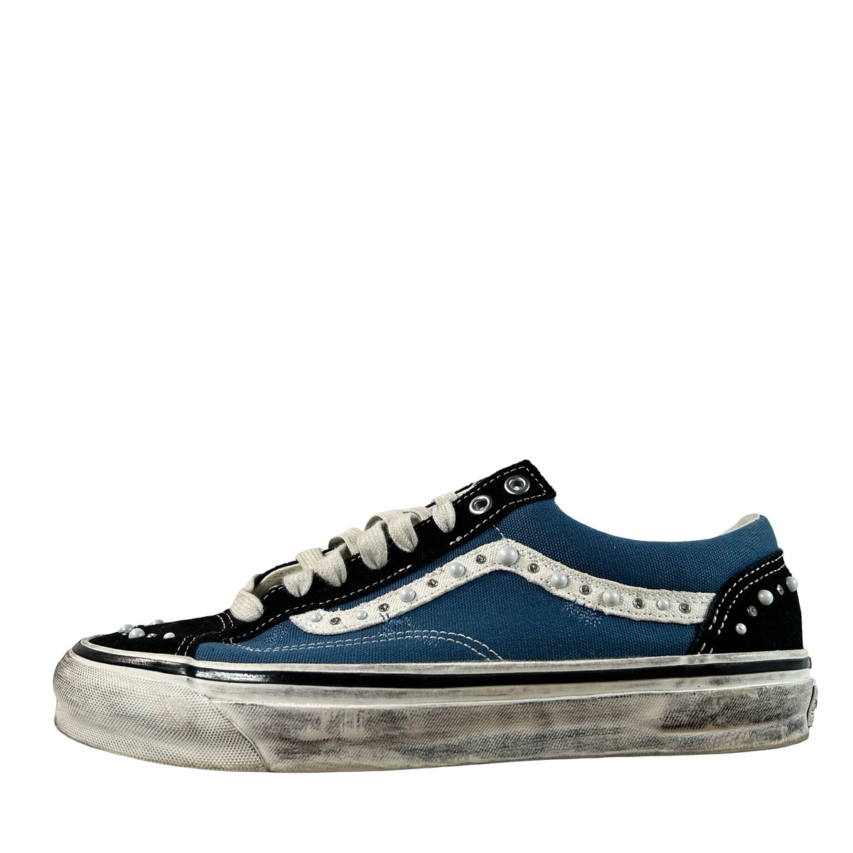 VN000E8VYA6 Vans LX Old Skool 36 Pearlized Pack Black Navy [USED] - 10 M (Used4)