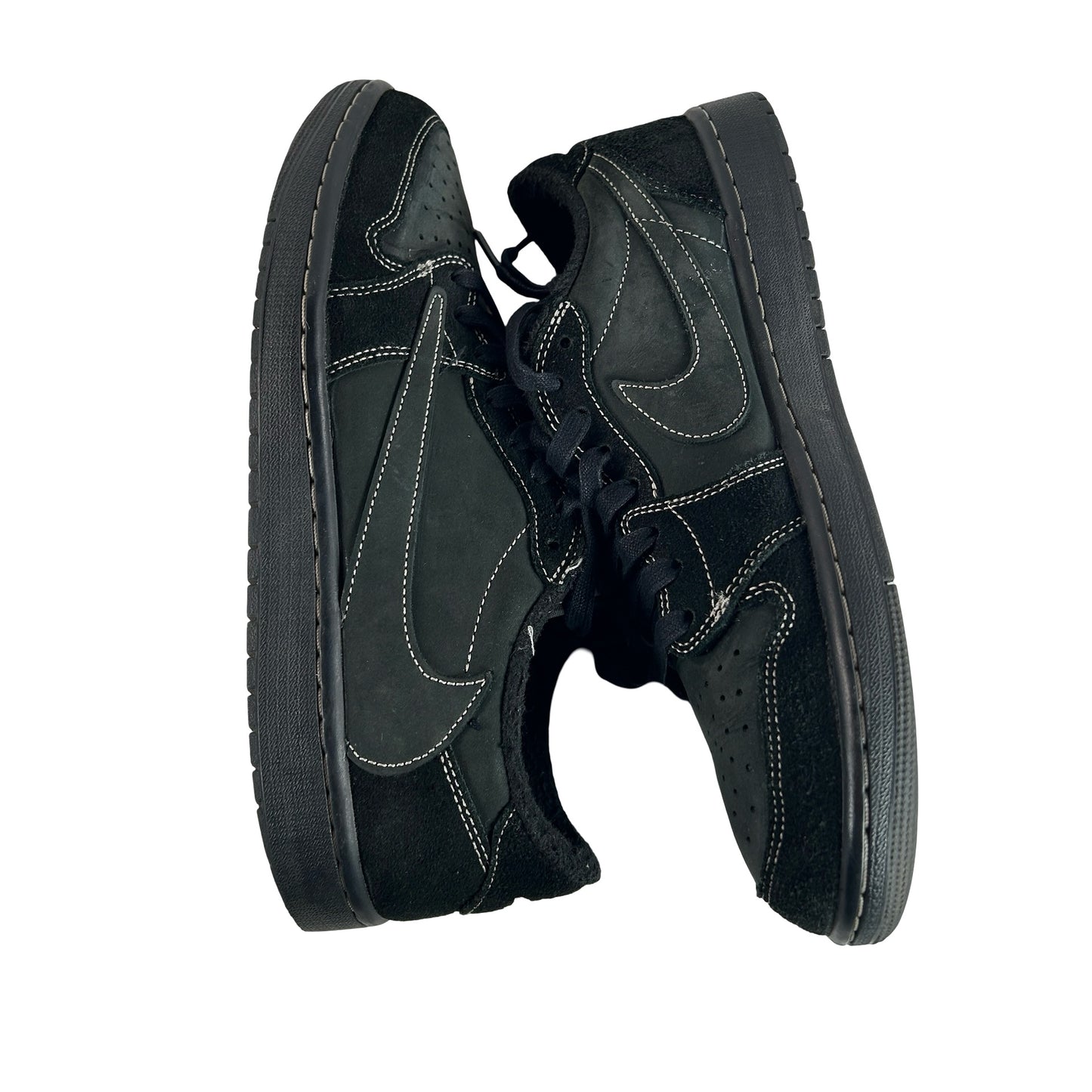 DM7866 001 Jordan 1 Retro Low OG Travis Scott Black Phantom [USED] - 10.5 M (Used13) (No Sleeve)