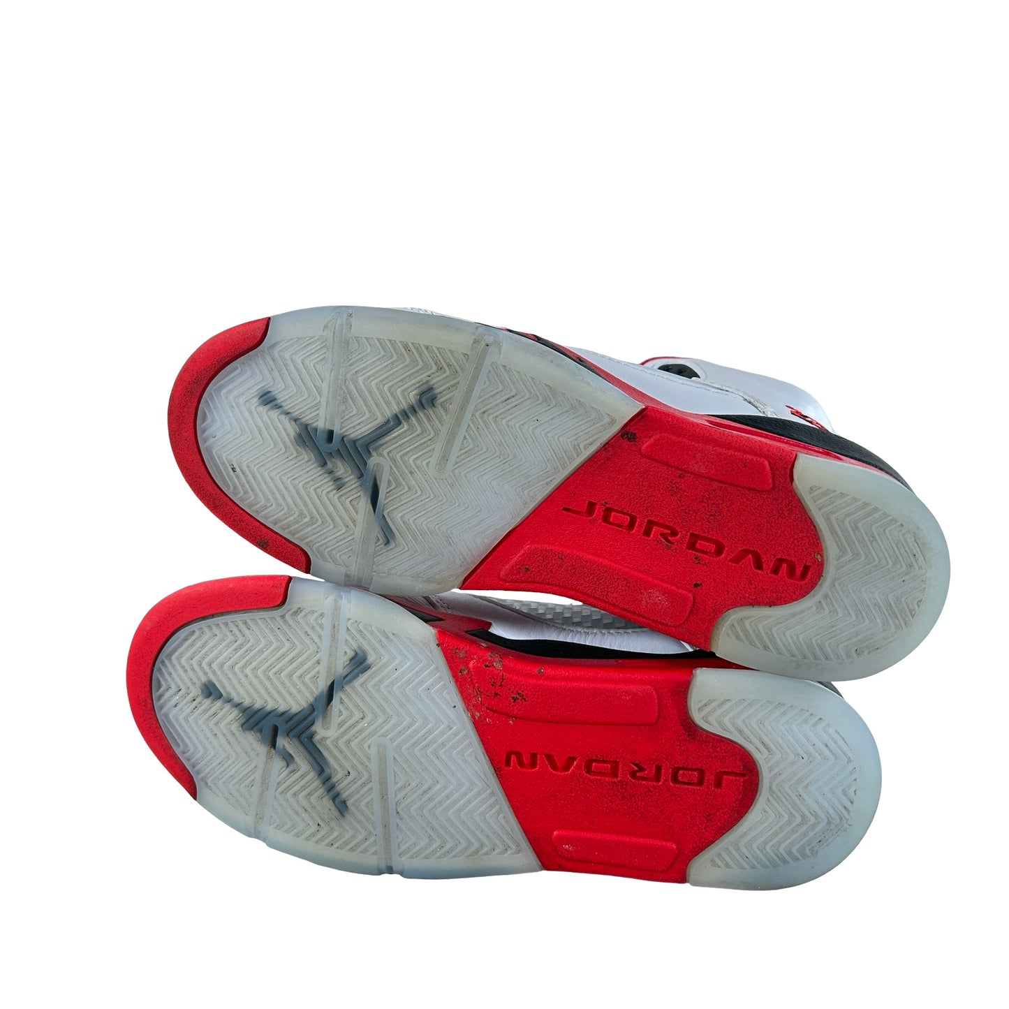 HQ7980 101 Jordan 5 Retro Fire Red Black Tongue (2025) (GS) [USED] - 6 Y (Used)