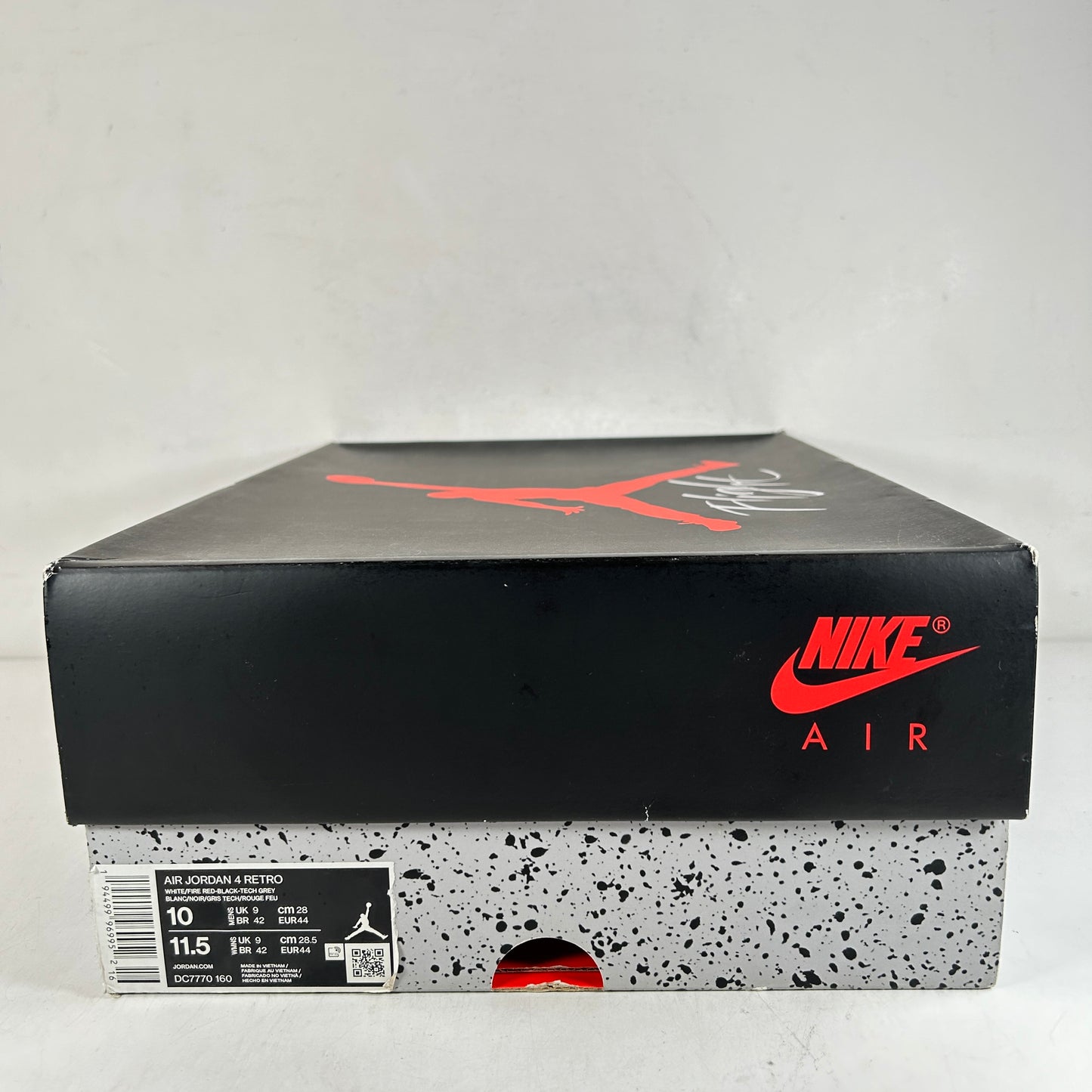 DC7770 160 Jordan 4 Retro Fire Red (2020) [USED] - 10 M (Used2)