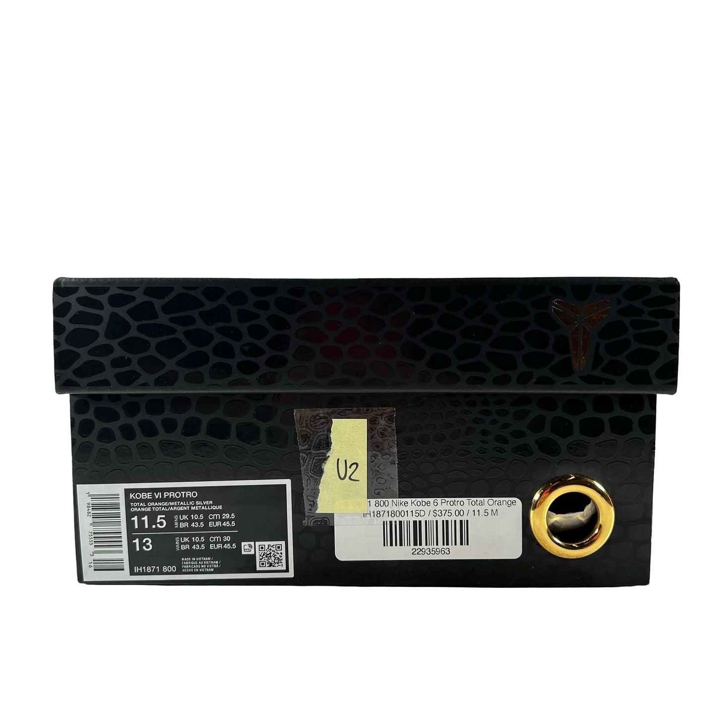 IH1871 800 Nike Kobe 6 Protro Total Orange [USED] - 11.5 M (Used2)