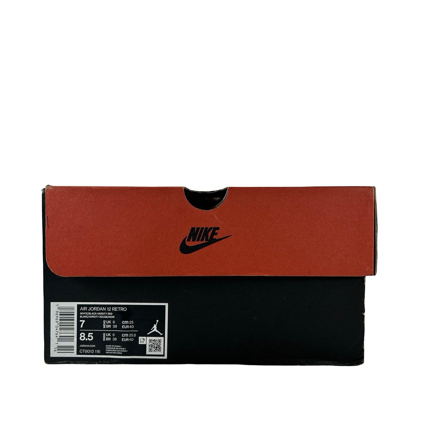 CT8013 116 Jordan 12 Retro Cherry (2023) [USED] - 7 M (Used)