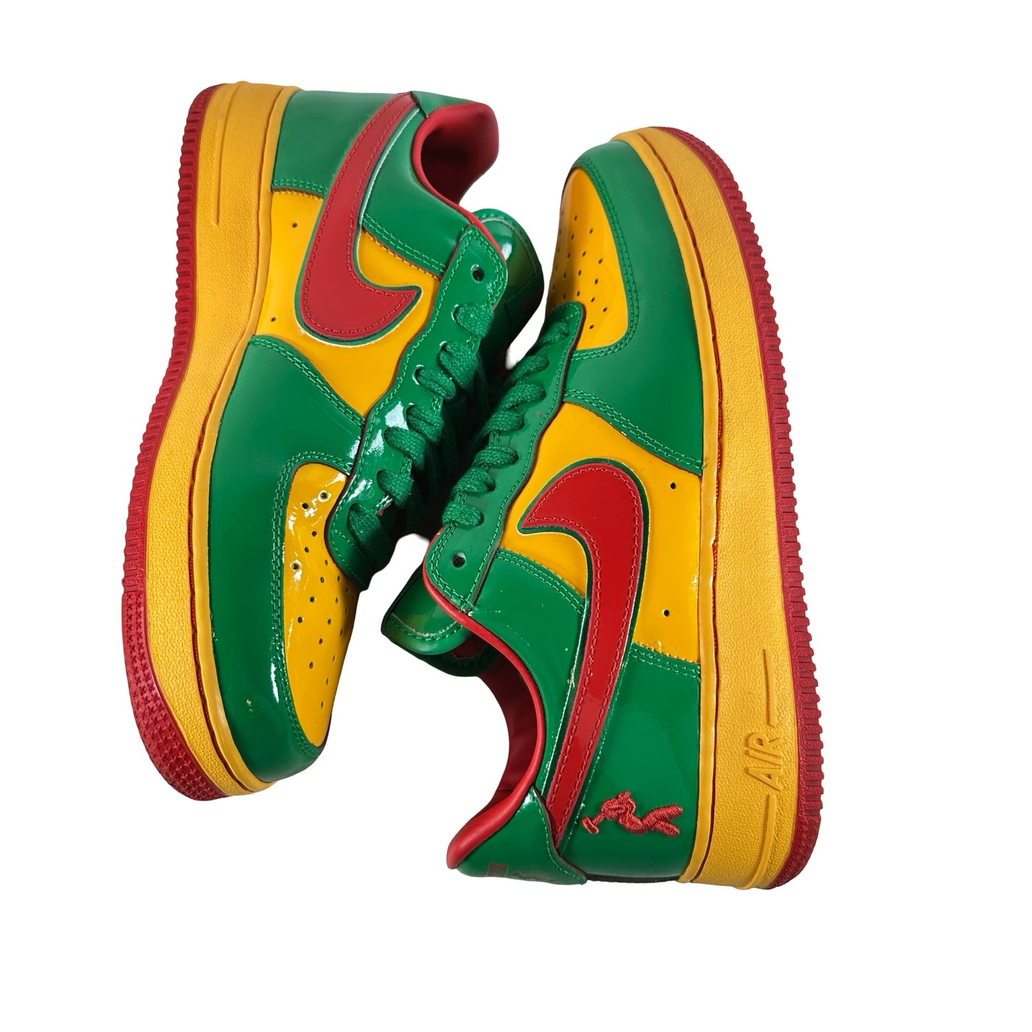 IH4383 300 Nike Air Force 1 Low Lil Yachty Concrete Boys Lucky Green [USED] - 7.5 M (Used)