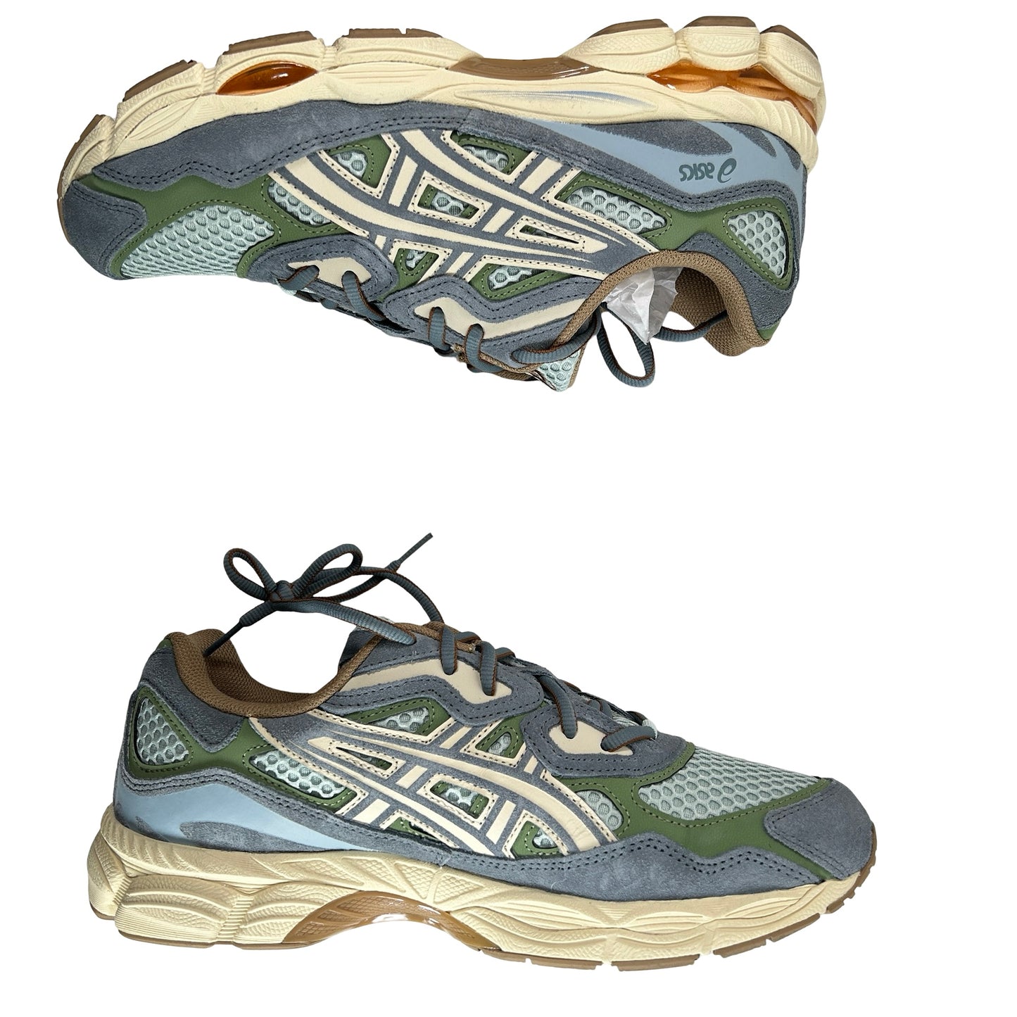 1203A372 403 ASICS Gel-NYC Cold Moss Fjord Grey [USED] - 11 M (Used)