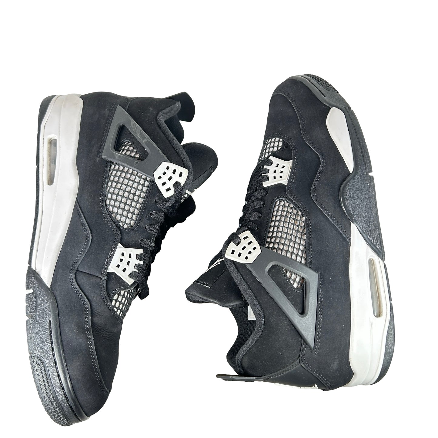 FQ8138 001  Jordan 4 Retro White Thunder [USED] - 14 M (Used4)