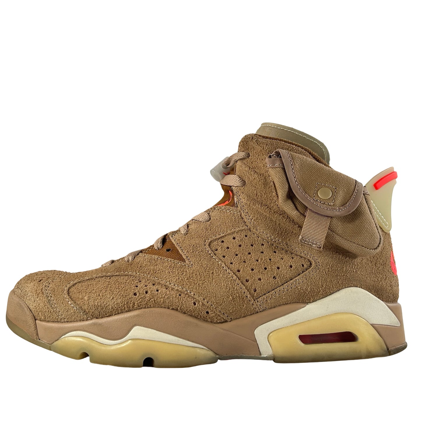 DH0690 200 Jordan 6 Retro Travis Scott British Khaki [USED] - 9 M (Used3)