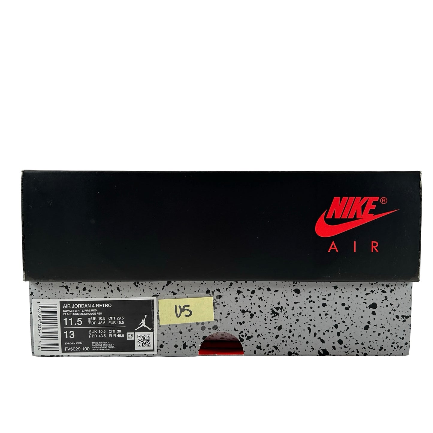 FV5029 100 Jordan 4 Retro White Cement (2025) [USED] - 11.5 M (Used5)