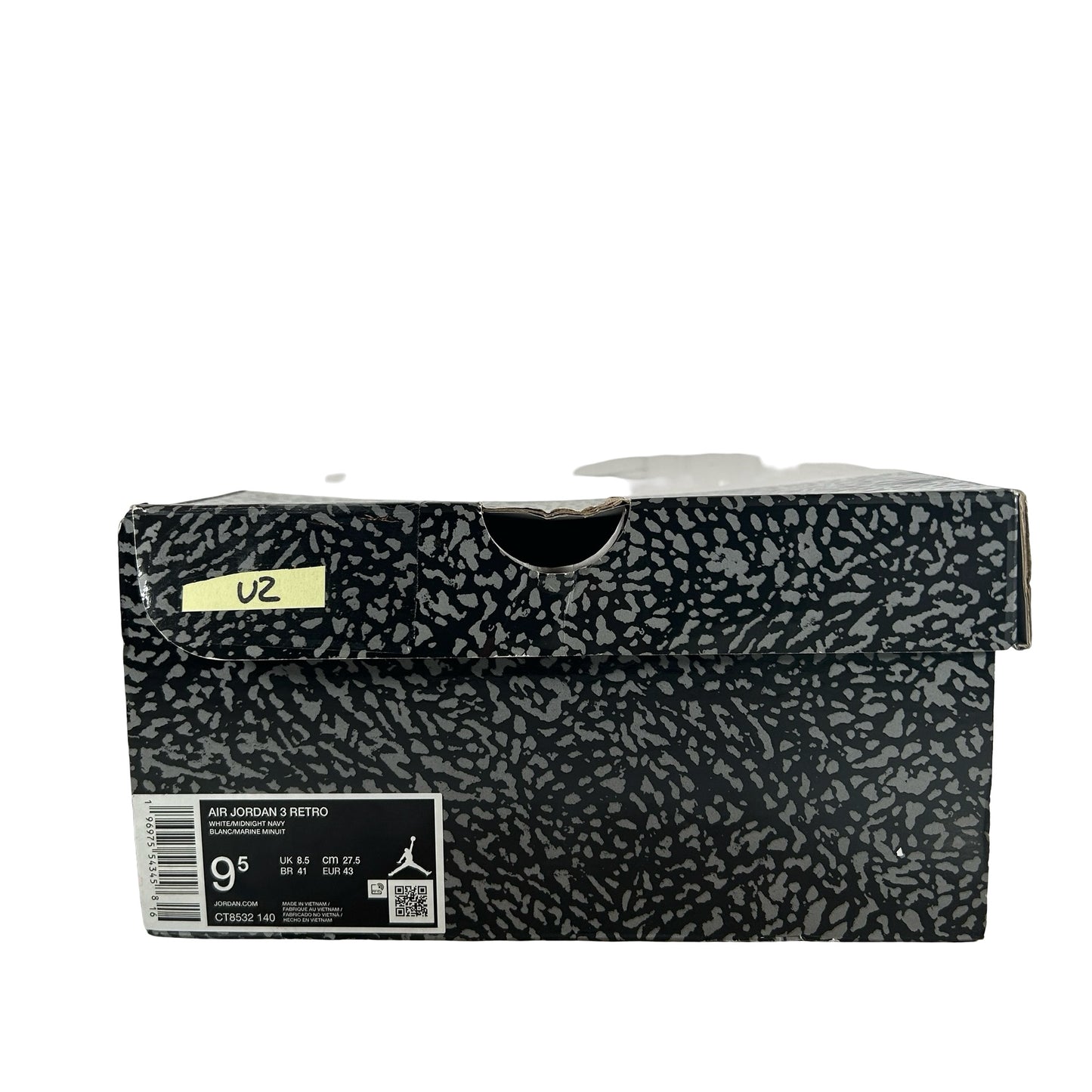 CT8532 140 Jordan 3 Retro Midnight Navy [USED] - 9.5 M (Used2)