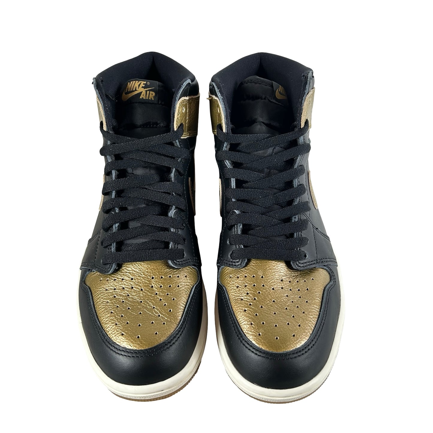 DZ5485 071 Jordan 1 Retro High OG Black Metallic Gold [USED] - 9.5 M (Used)