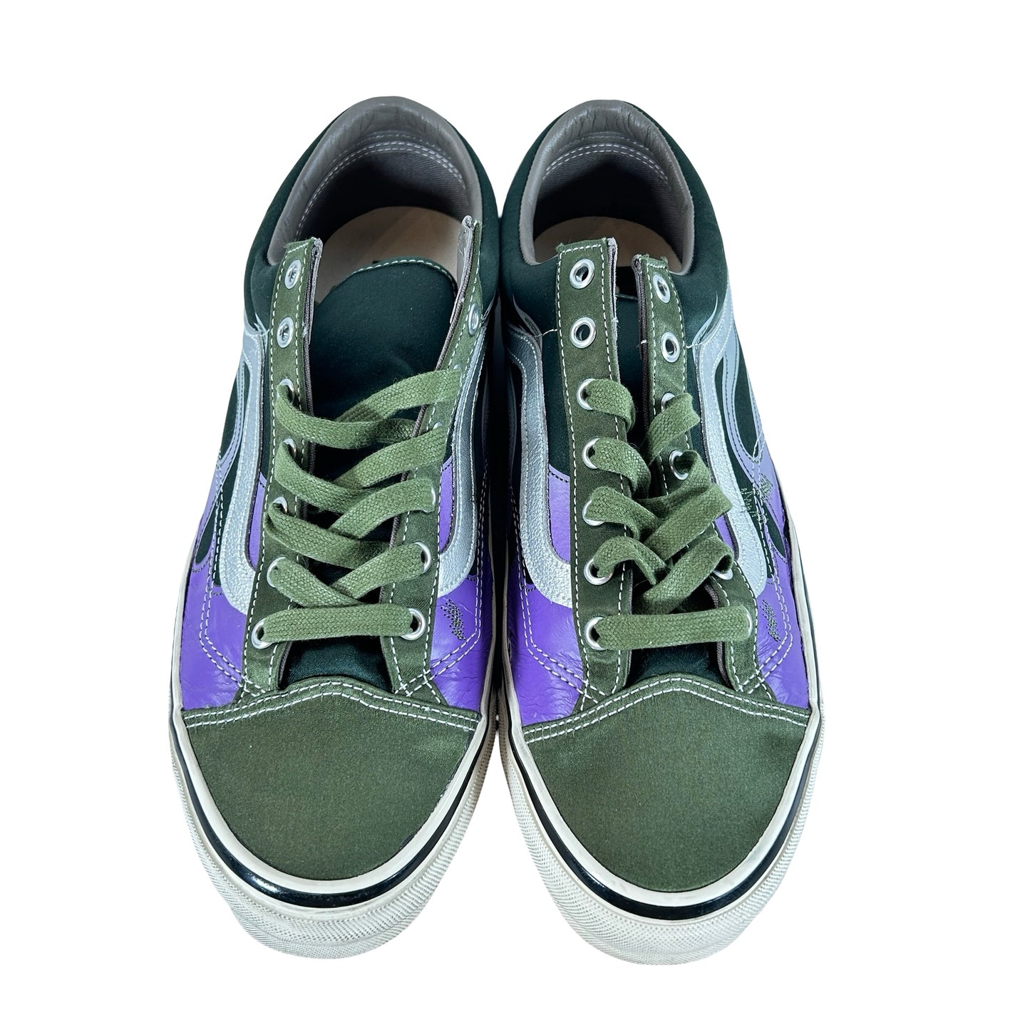 VN000D9RGRK Vans LX Old Skool Archive Flame Green [USED] - 12 M (Used)