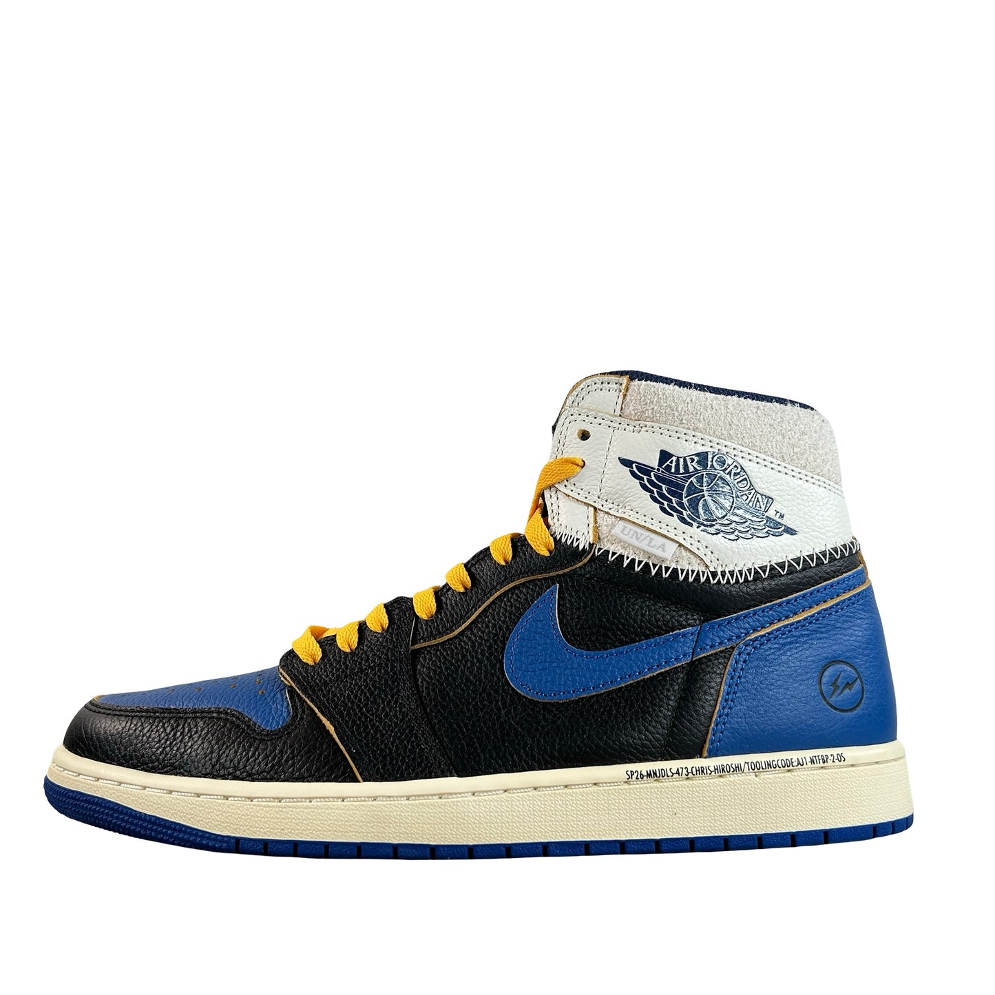 IO7847 001 Jordan 1 Retro High OG SP Fragment x Union LA Sport Royal [USED] - 11.5 M (VNDS)