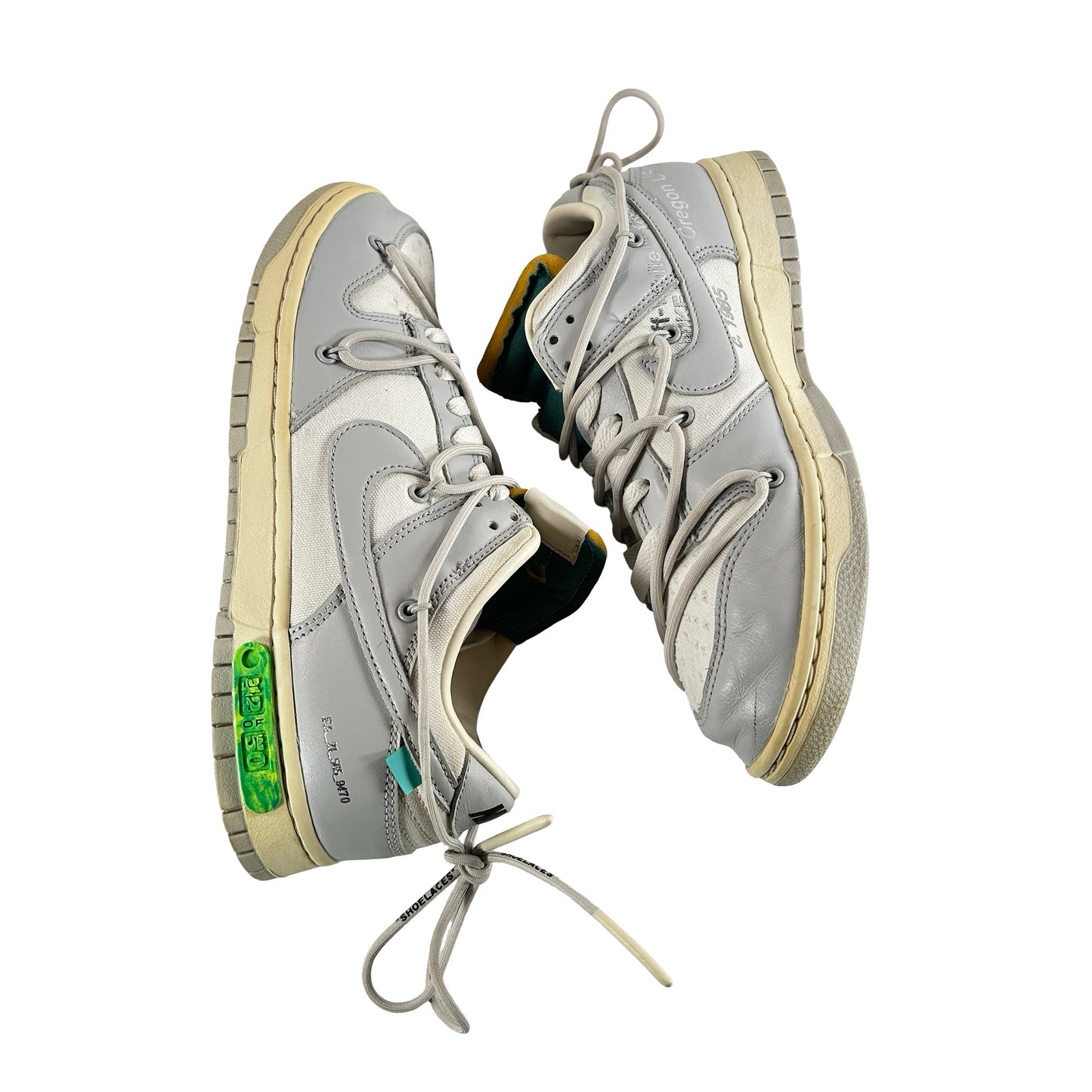 DM1602 117 Nike Dunk Low Off-White Lot 42 [USED] - 10.5 M (Used)