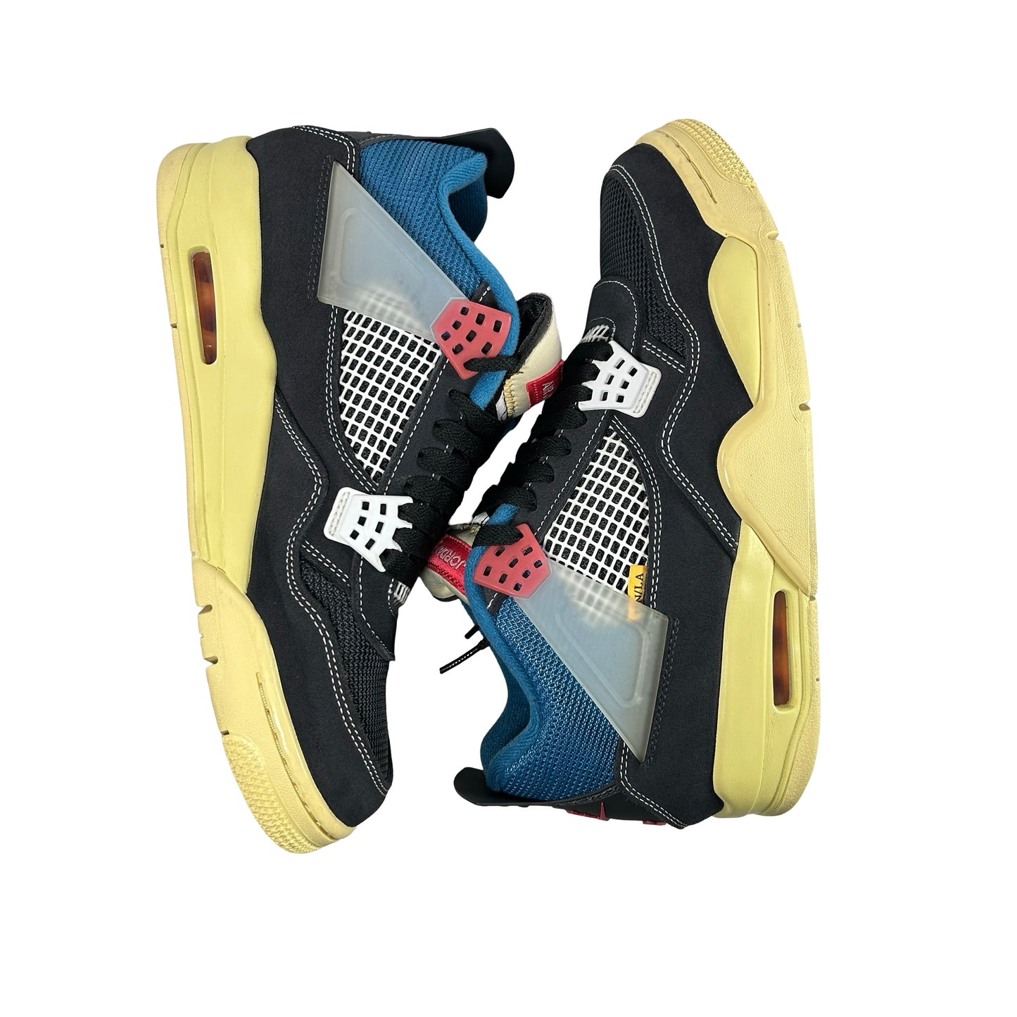 DC9533 001 Jordan 4 Retro Union Off Noir [USED] - 9 M (VNDS)