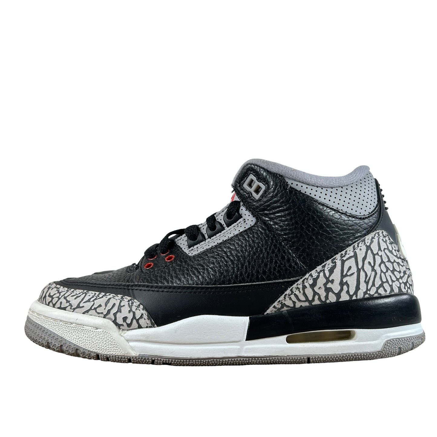 854261 001 Jordan 3 Retro Black Cement (2018) (GS) [USED] - 5.5 Y (Used) (No Box)