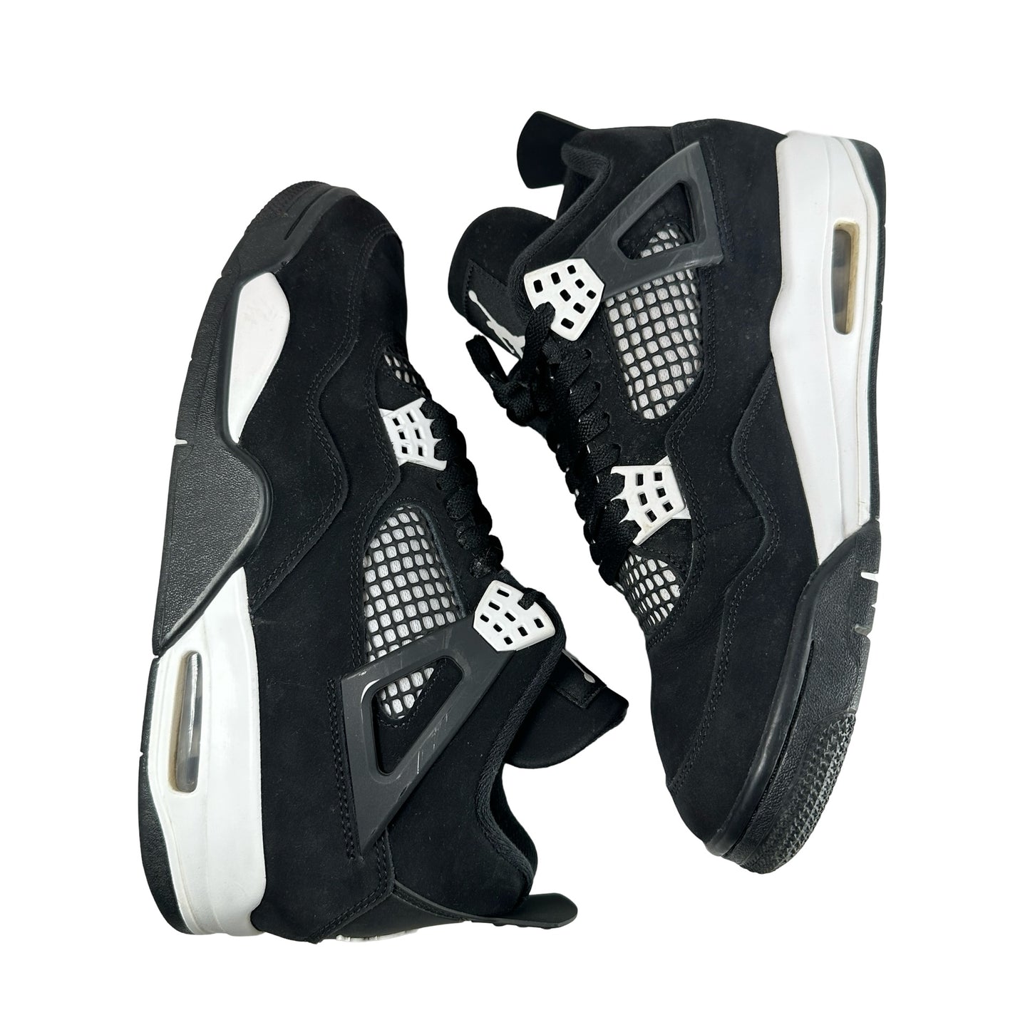 FQ8138 001 Jordan 4 Retro White Thunder [USED] - 9.5 M (Used) (Replace Box)