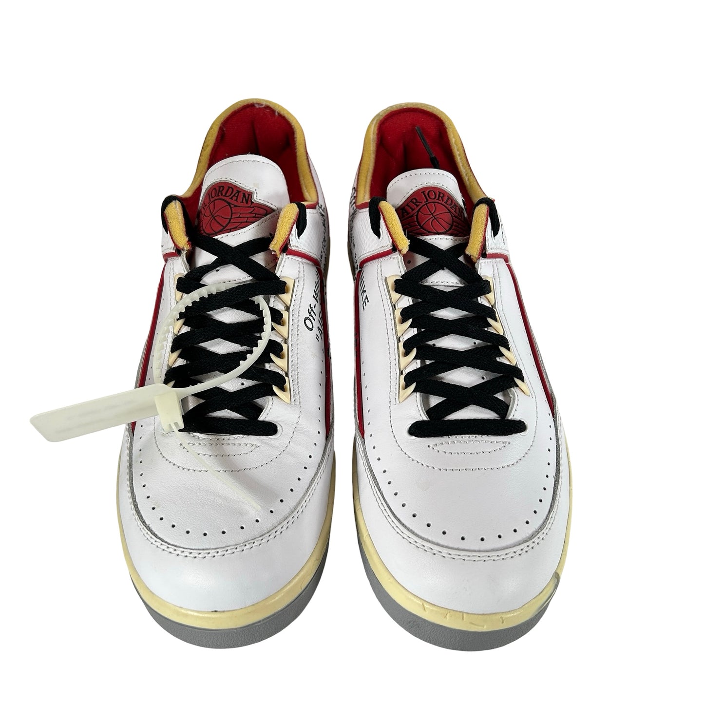 DJ4375 106 Jordan 2 Retro Low SP Off-White White Red [USED] - 12 M (Used2)