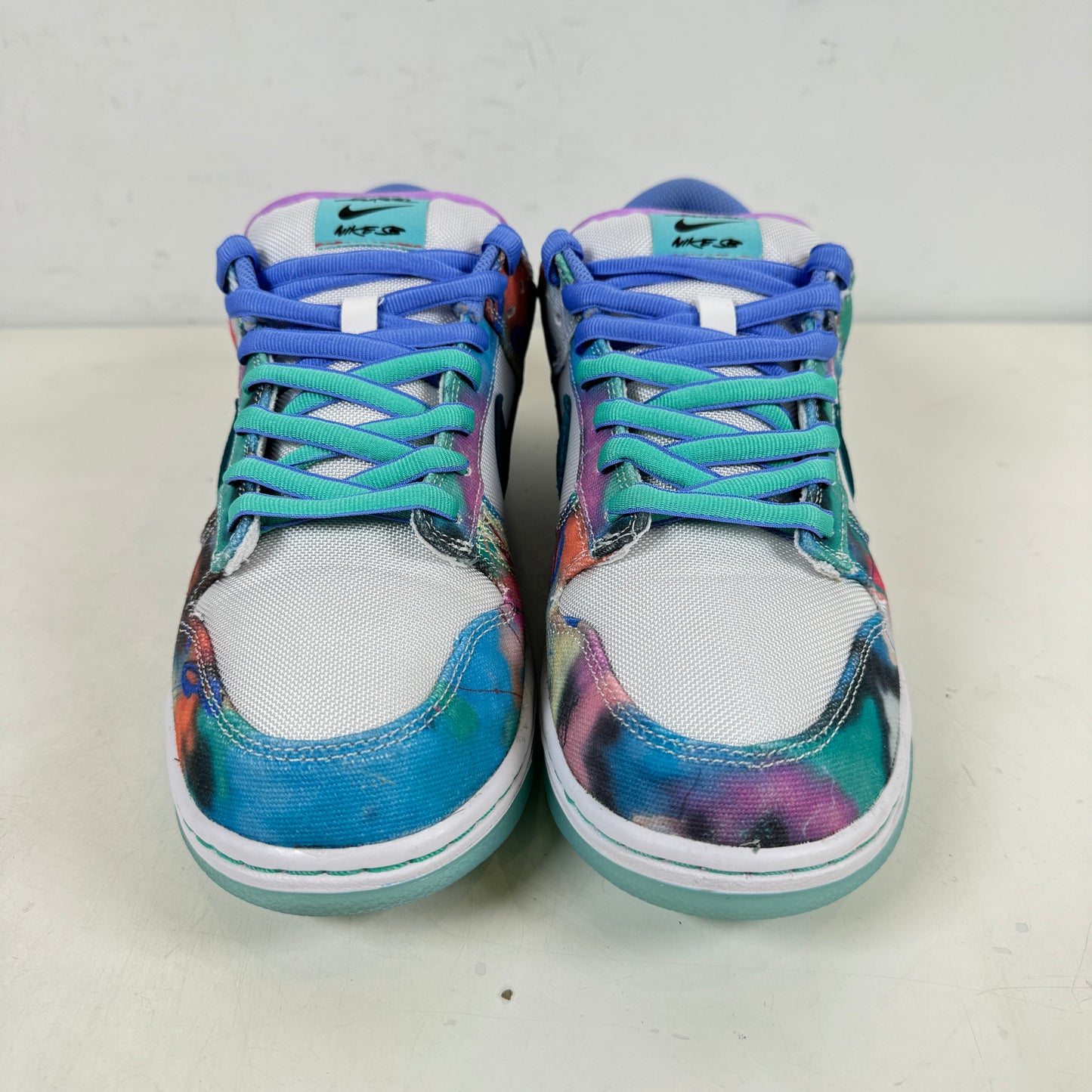 HF6061 400 Nike SB Dunk Low Futura Laboratories Bleached Aqua [USED] - 10 M (VNDS)