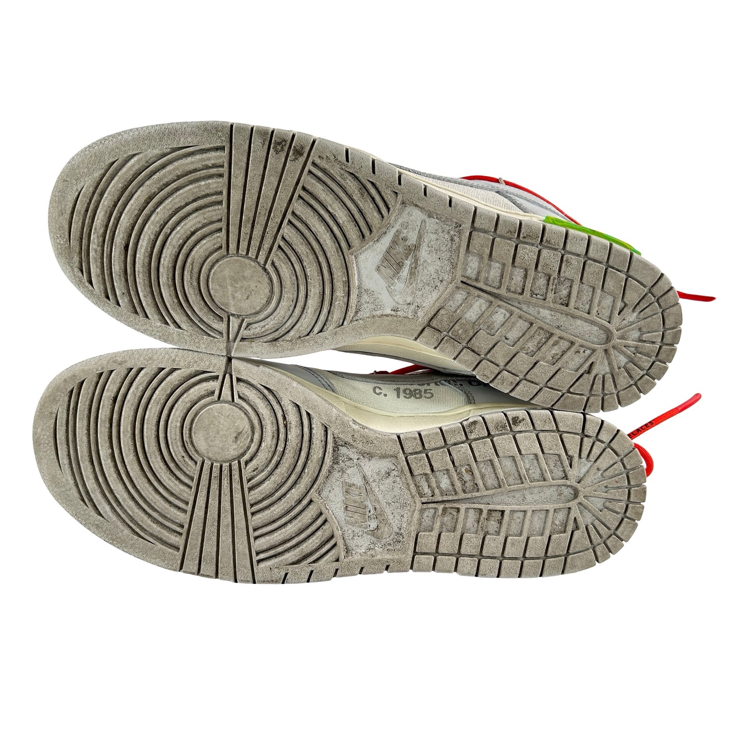DM1602 126 Nike Dunk Low Off-White Lot 23V [USED] - 10 M (Used)