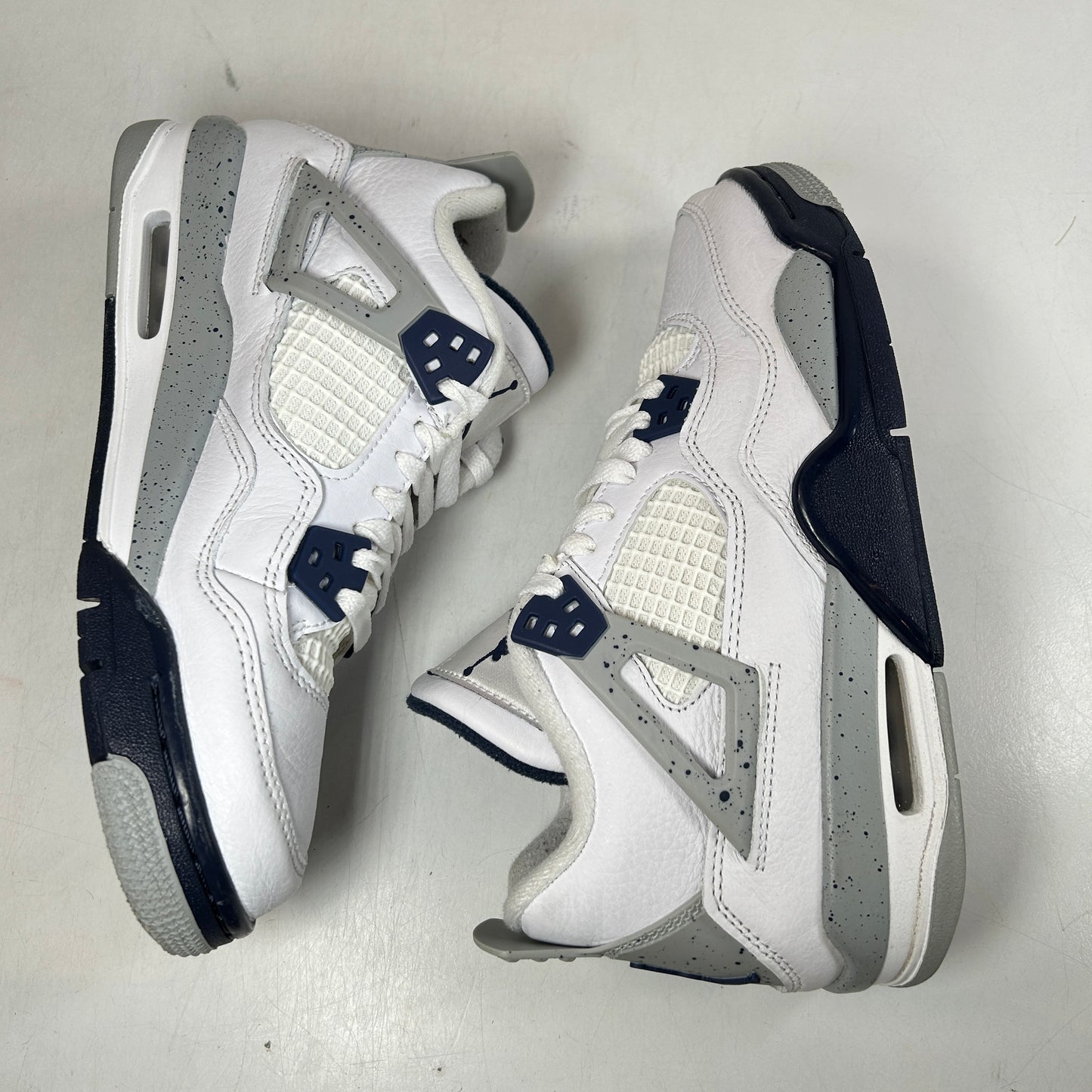 408452 140 Jordan 4 Retro Midnight Navy (GS) [USED] - 5.5 Y (Used)