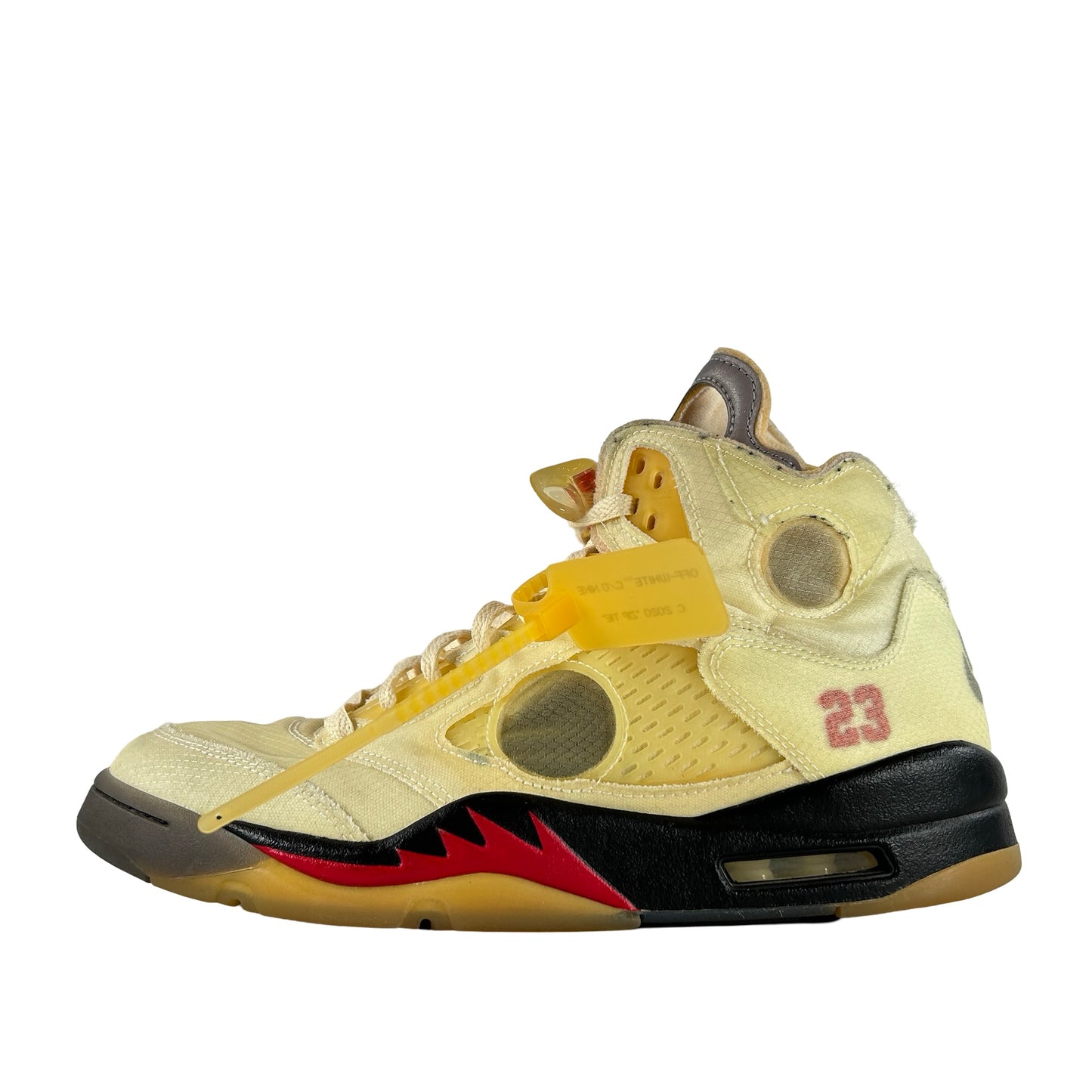 DH8565 100 Jordan 5 Off-White Sail [USED] - 12 M (Used) (No Box)