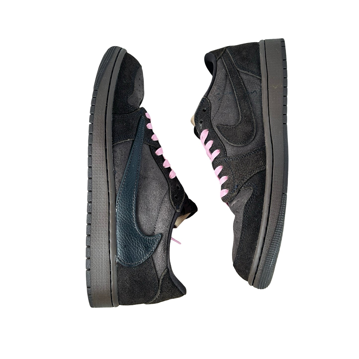 DM7866 202 Jordan 1 Retro Low OG SP Travis Scott Velvet Brown [USED] - 10 M (Used9)