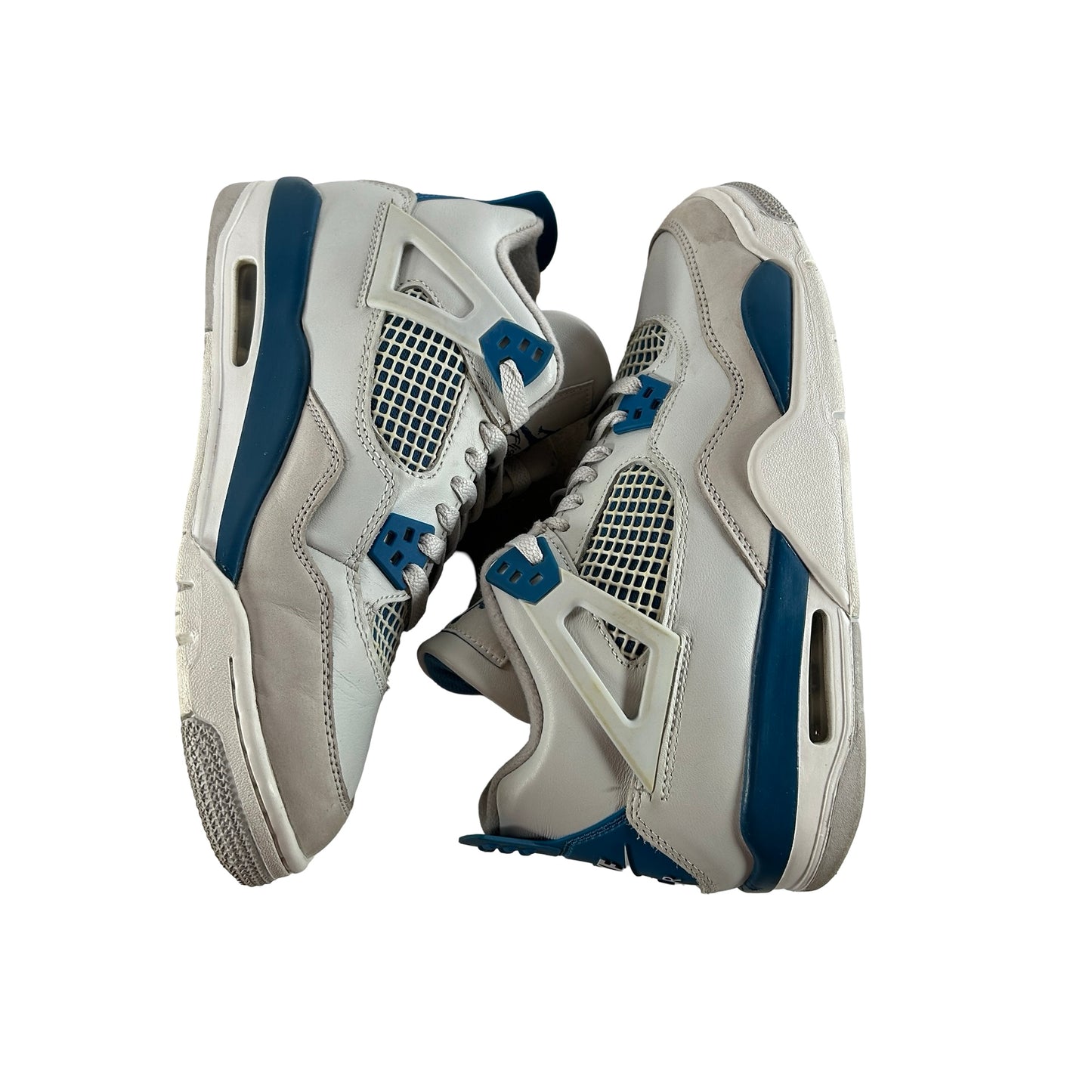 HF4281 141 Jordan 4 Retro Military Blue (2024) (GS) [USED] - 7 Y (Used2) (No Box2)