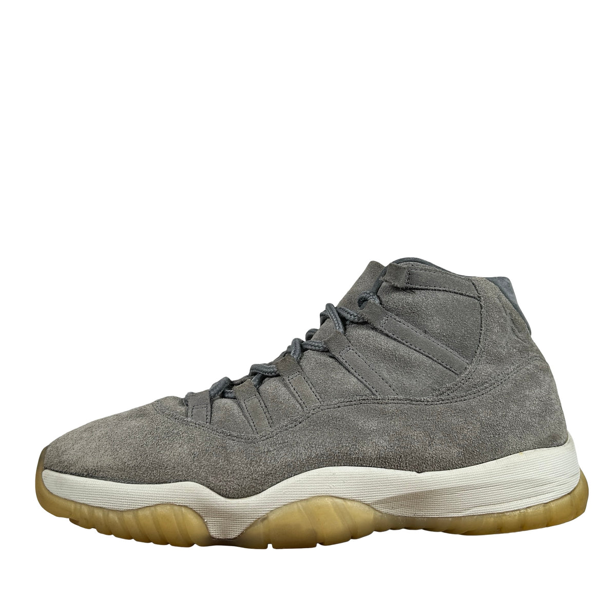 914433 003 Jordan 11 Retro Pinnacle Grey Suede [USED] - 12 M (Used) (No Box)