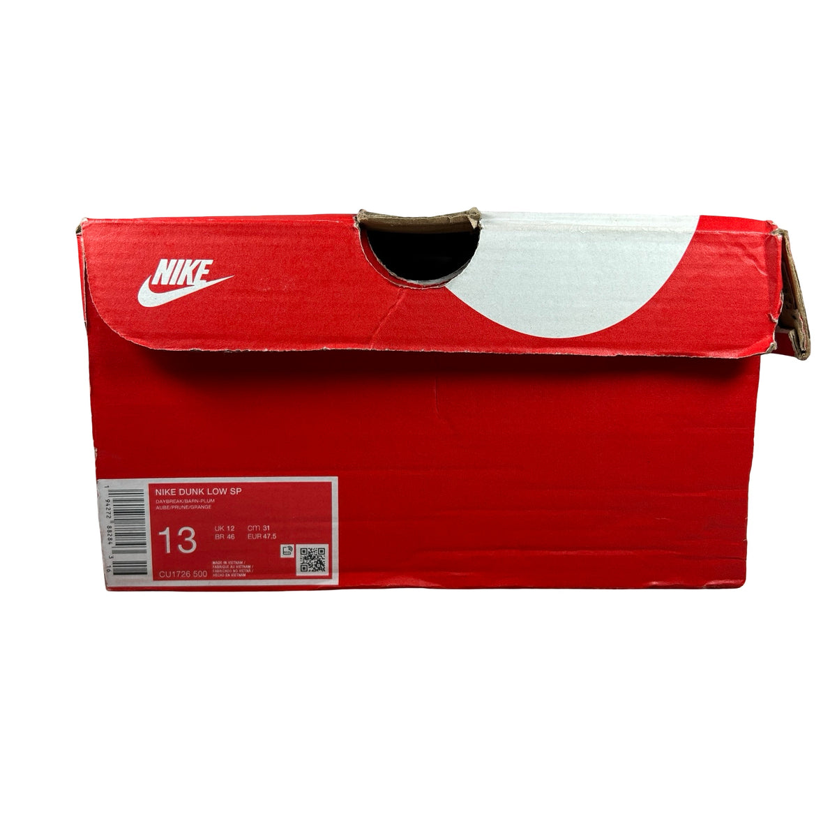 CU1726 500 Nike Dunk Low Plum (2023) [USED] - 13 M (Used)