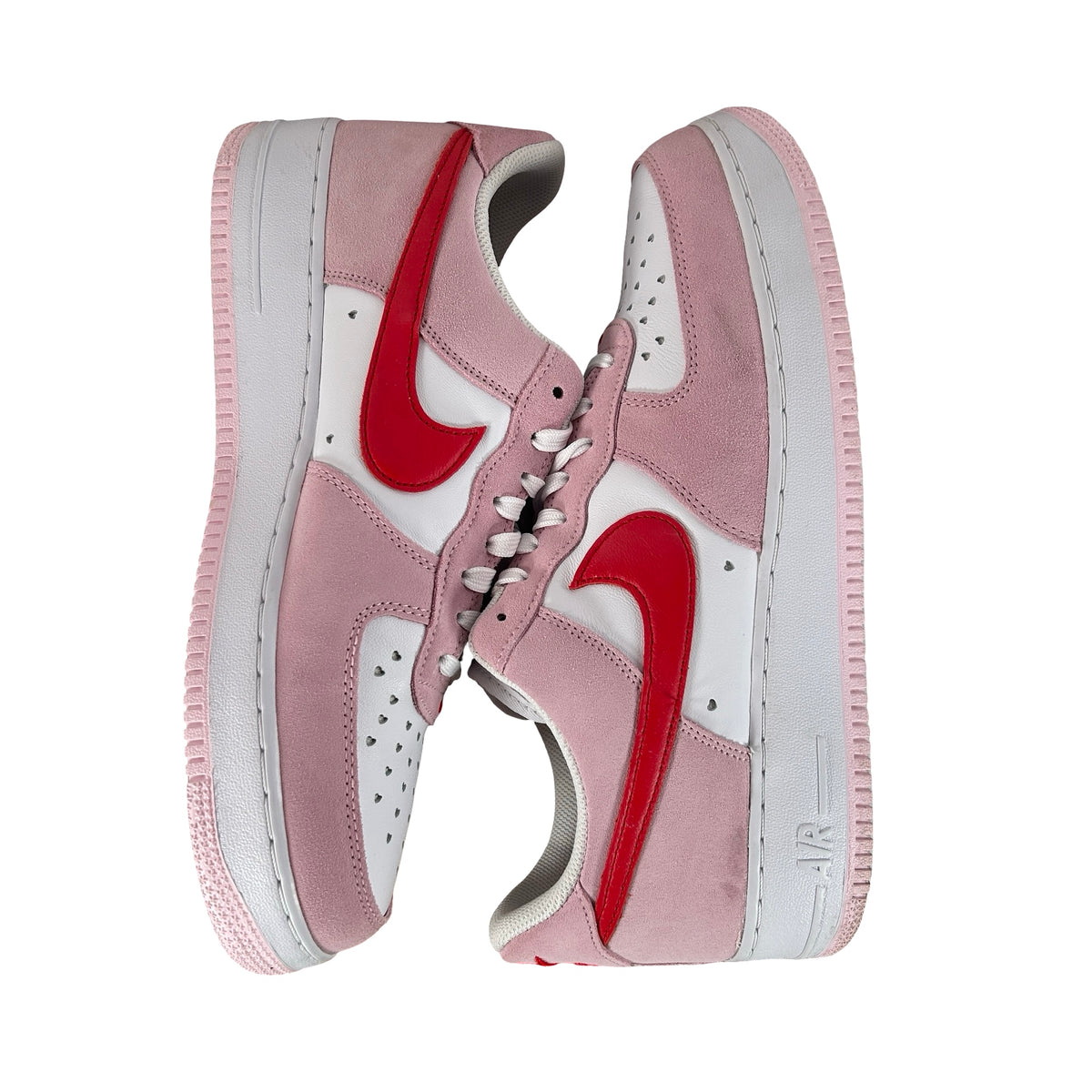 DD3384 600 Nike Air Force 1 Low '07 QS Valentine's Day Love Letter [USED] - 12 M (Used)