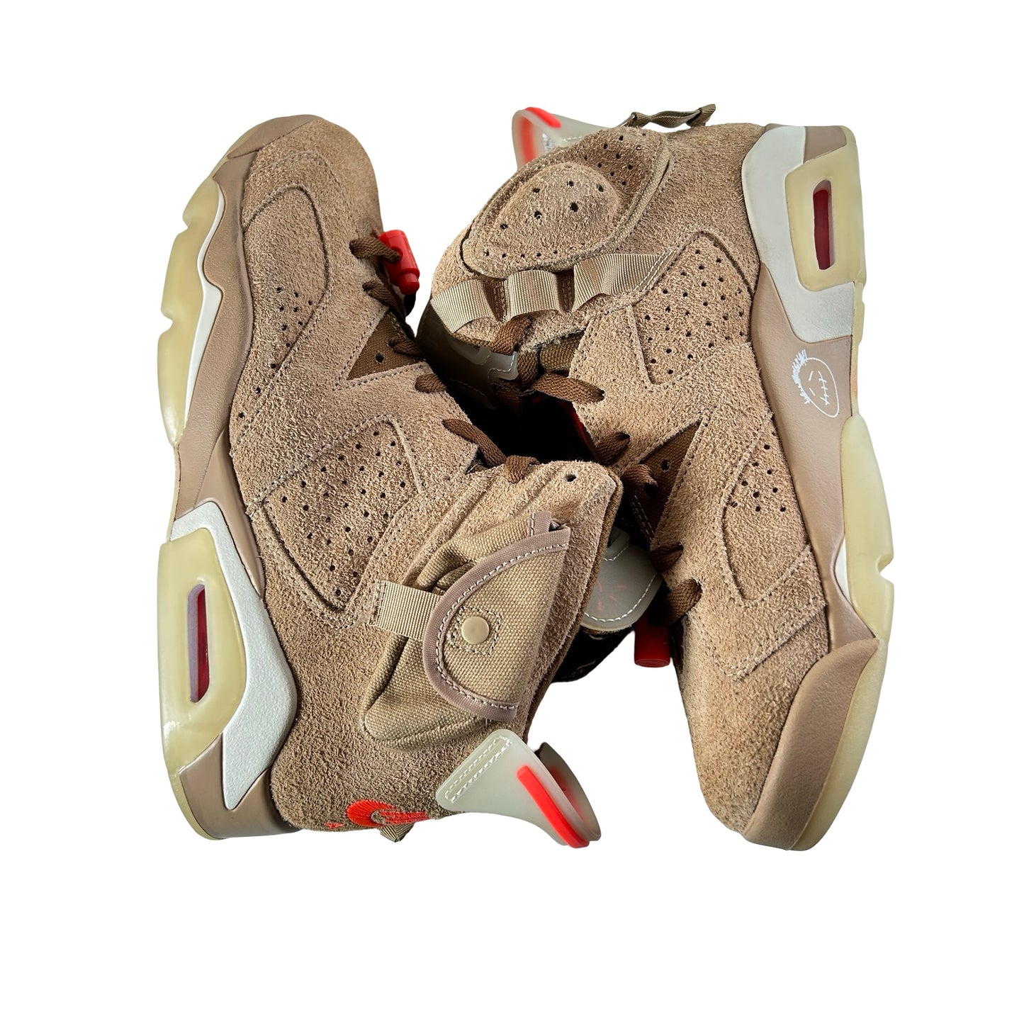 DH0690 200 Jordan 6 Retro Travis Scott British Khaki [USED] - 9 M (Used16)