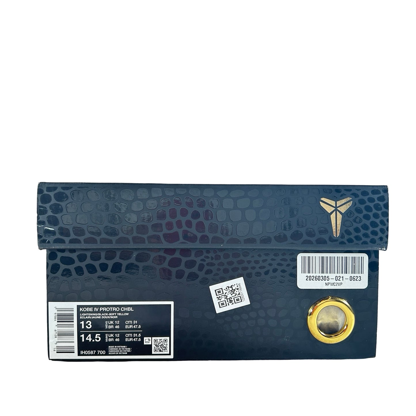 IH0587 700 Nike Kobe 4 Protro CHBL [USED] - 13 M (Used)