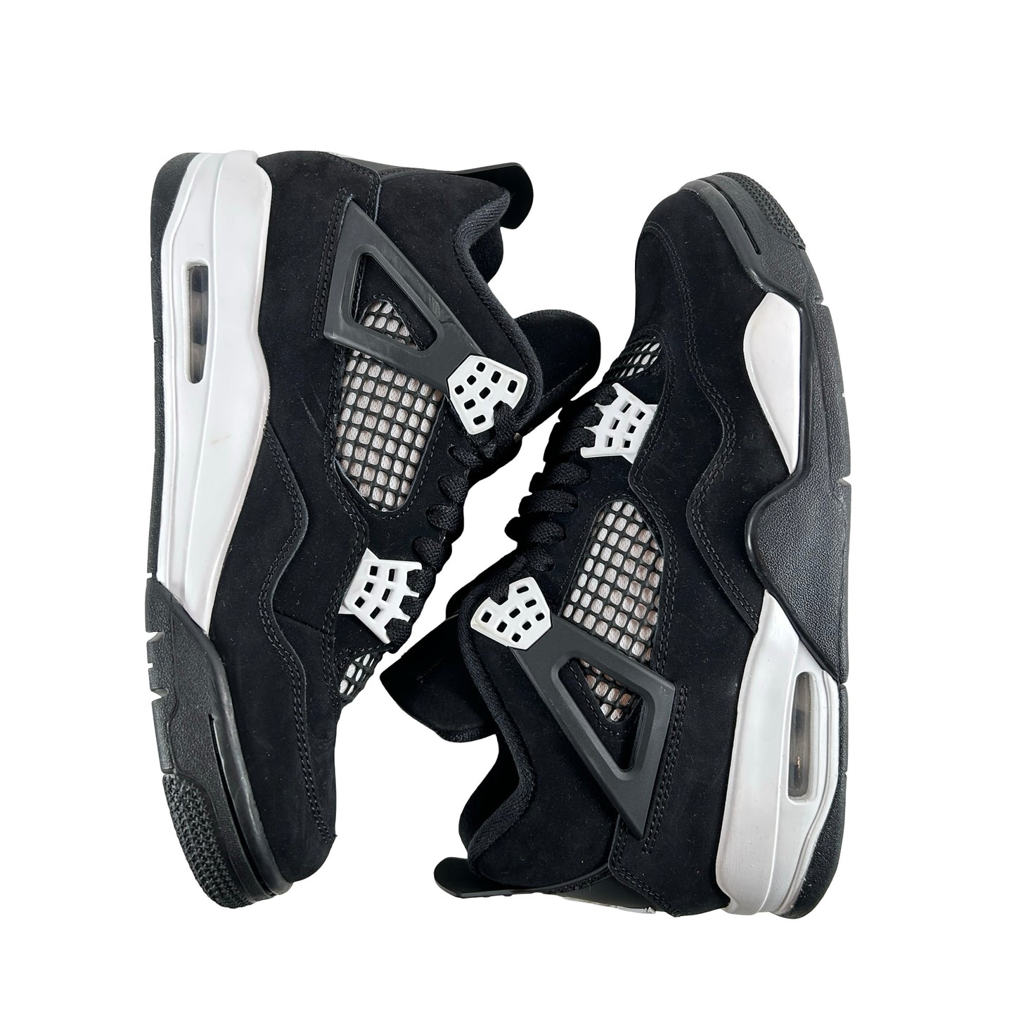 FQ8138 001 Jordan 4 Retro White Thunder [USED] - 7 M (Used)