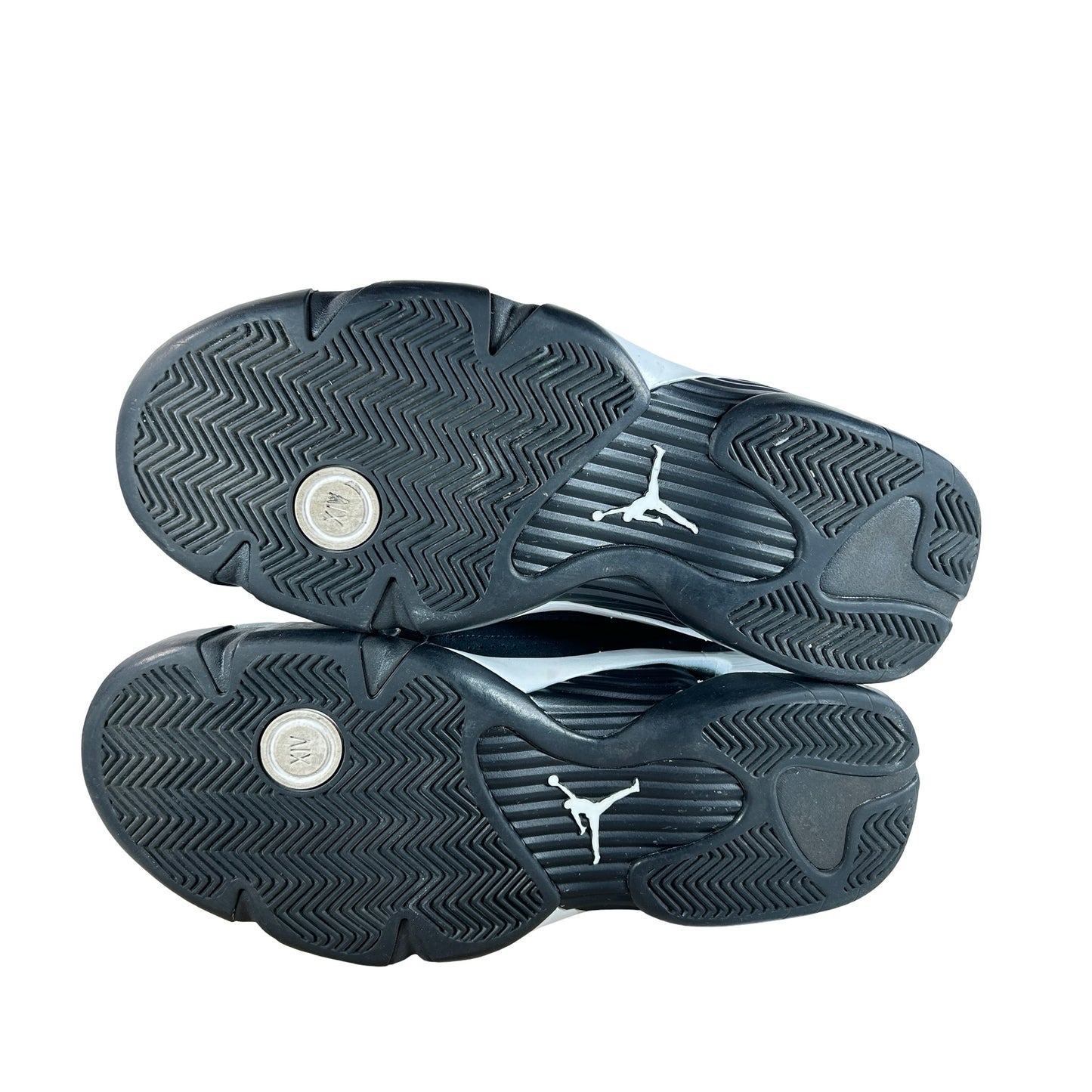 487471 016 Jordan 14 Retro Black White [USED] - 9.5 M (Used3)
