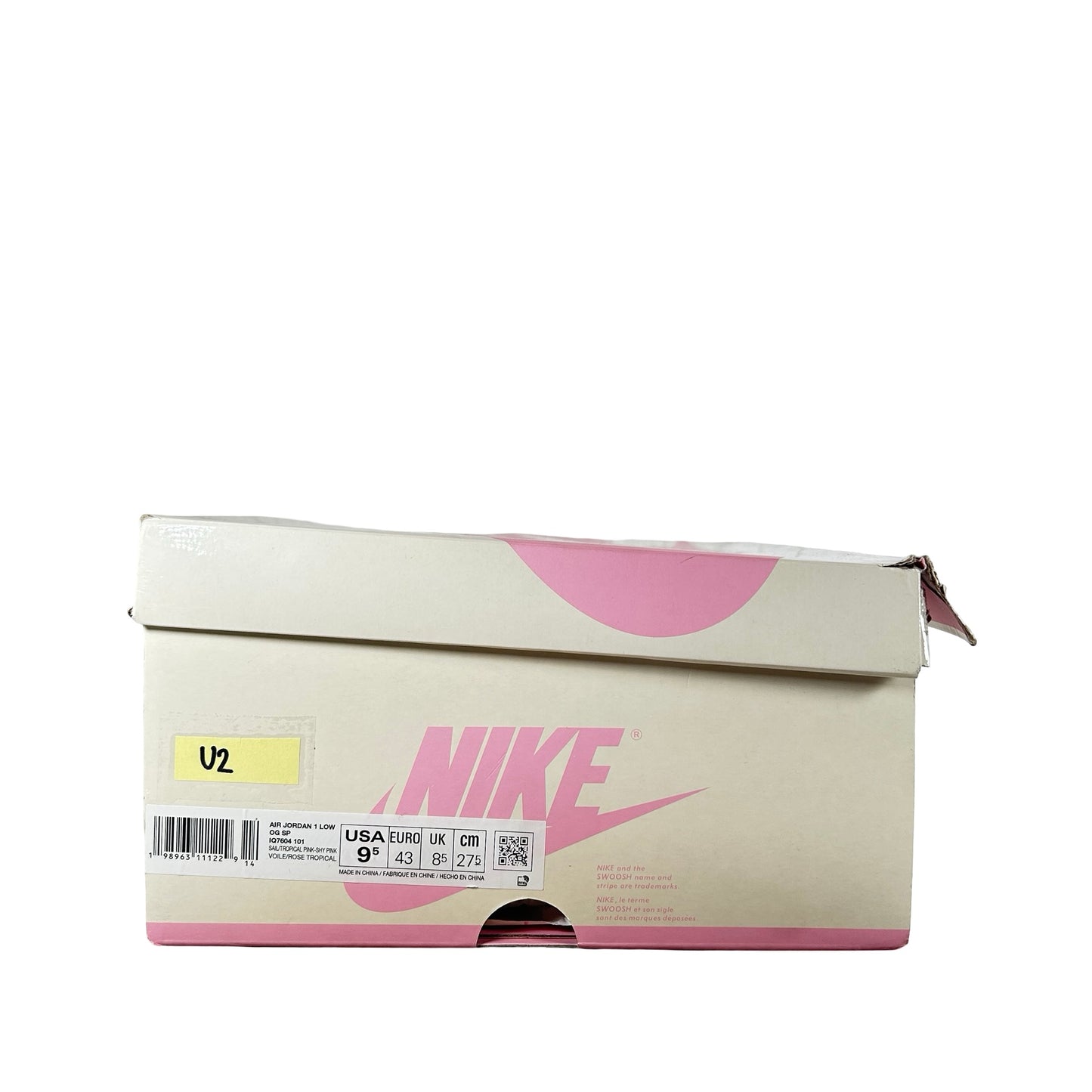 IQ7604 101 Jordan 1 Retro Low OG SP Travis Scott Sail Tropical Pink [USED] - 9.5 M (Used2)
