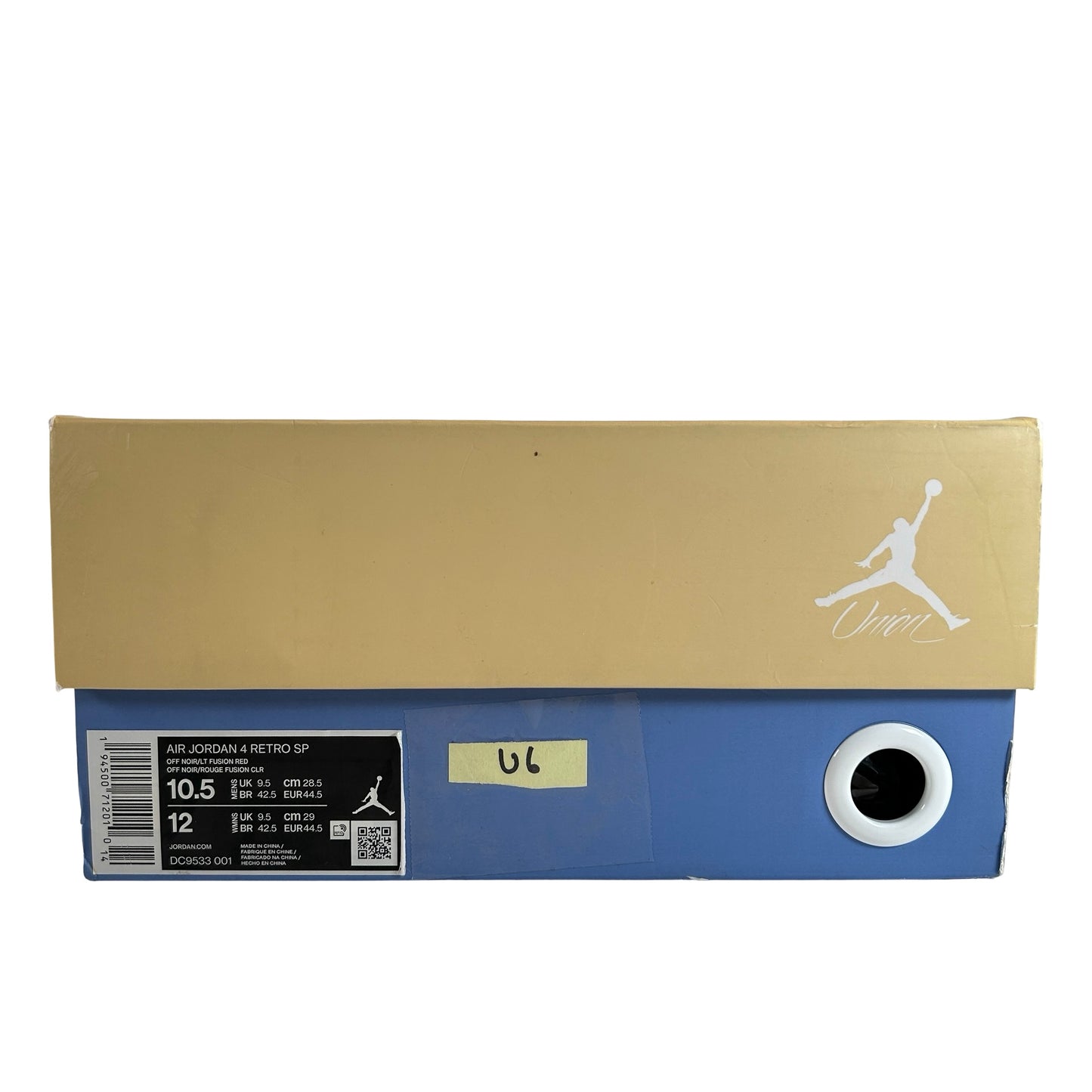 DC9533 001 Jordan 4 Retro Union Off Noir [USED] - 10.5 M (Used6)