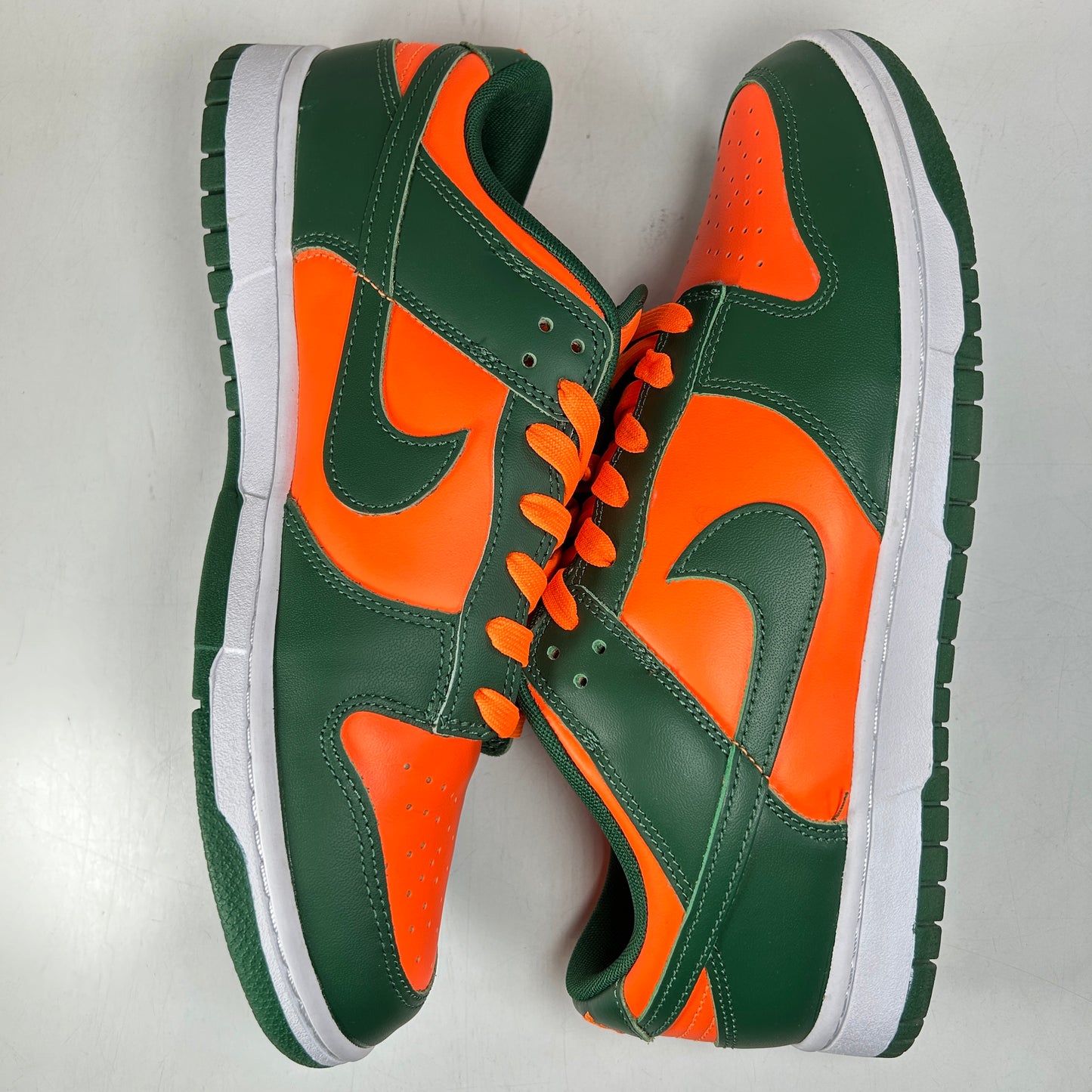 DD1391 300 Nike Dunk Low Retro Miami Hurricanes [USED] - 11 M (Used2)