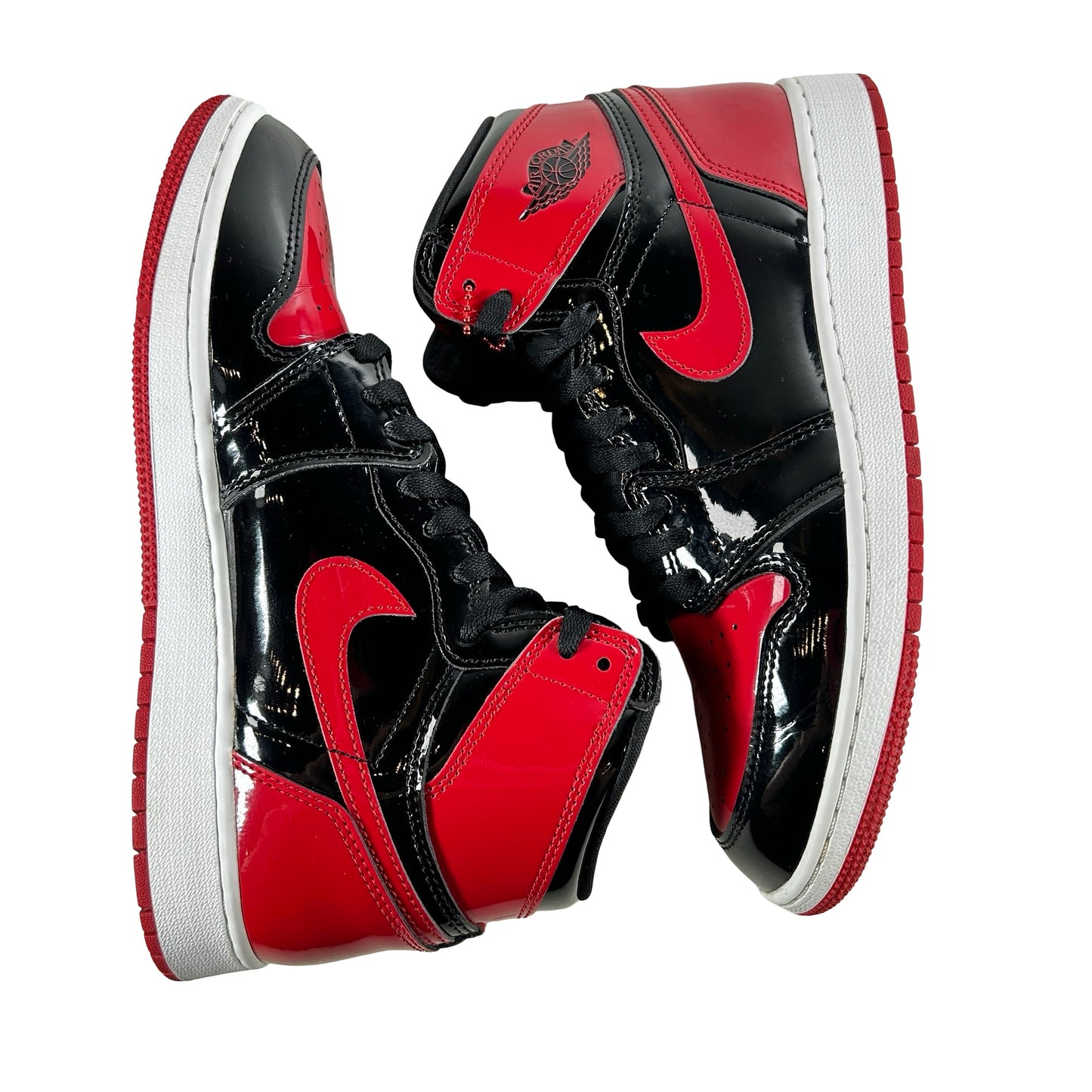 575441 063 Jordan 1 Retro High OG Patent Bred (GS) [USED] - 7 Y (Used2)