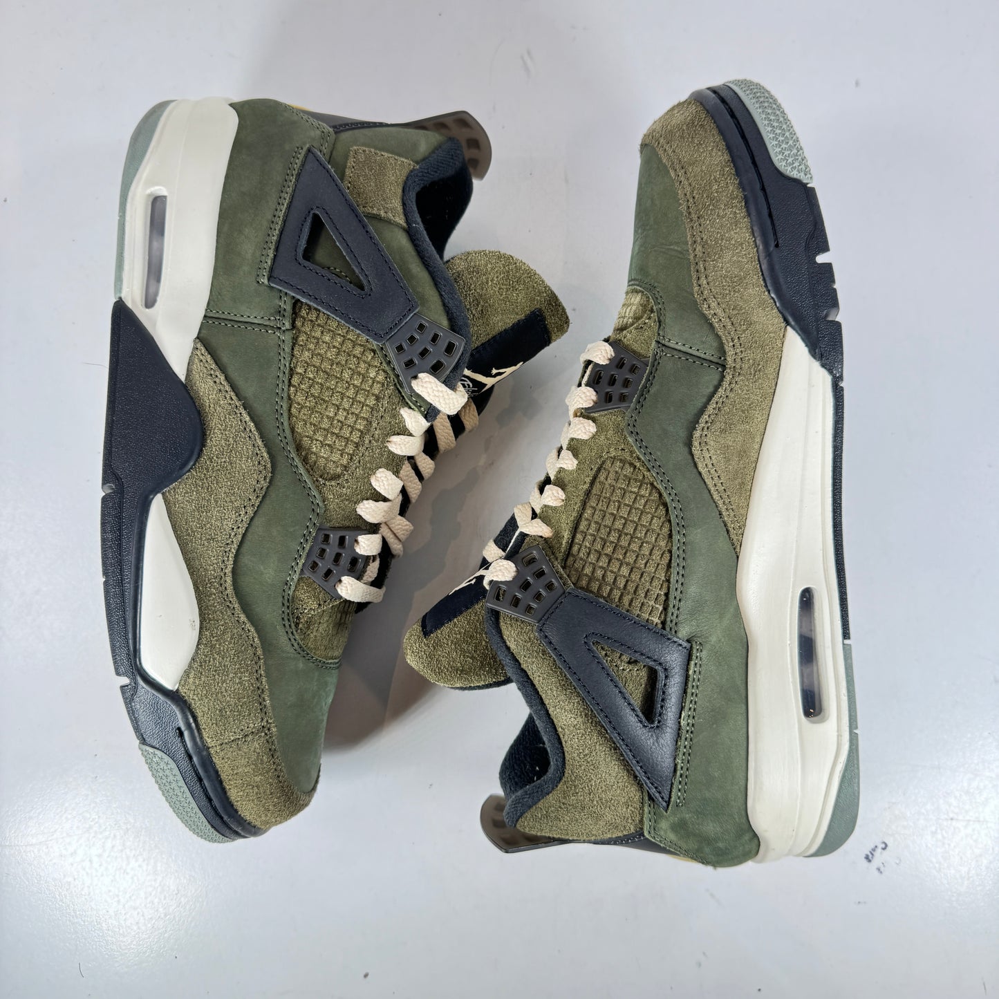 FB9927 200 Air Jordan 4 Craft Medium Olive [USED] - 11 M (Used) (No Box)