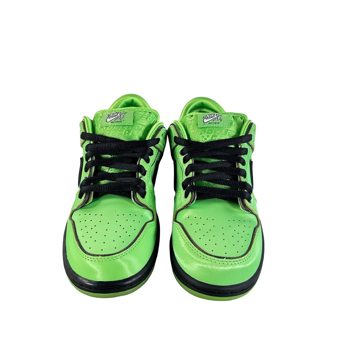 FZ8319 300 Nike SB Dunk Low The Powerpuff Girls Buttercup [USED] - 6 M (Used) (No Box)
