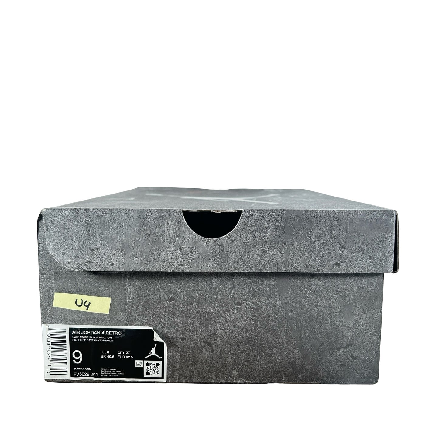FV5029 200 Air Jordan 4 Retro Cave Stone [USED] - 9 M (Used4)